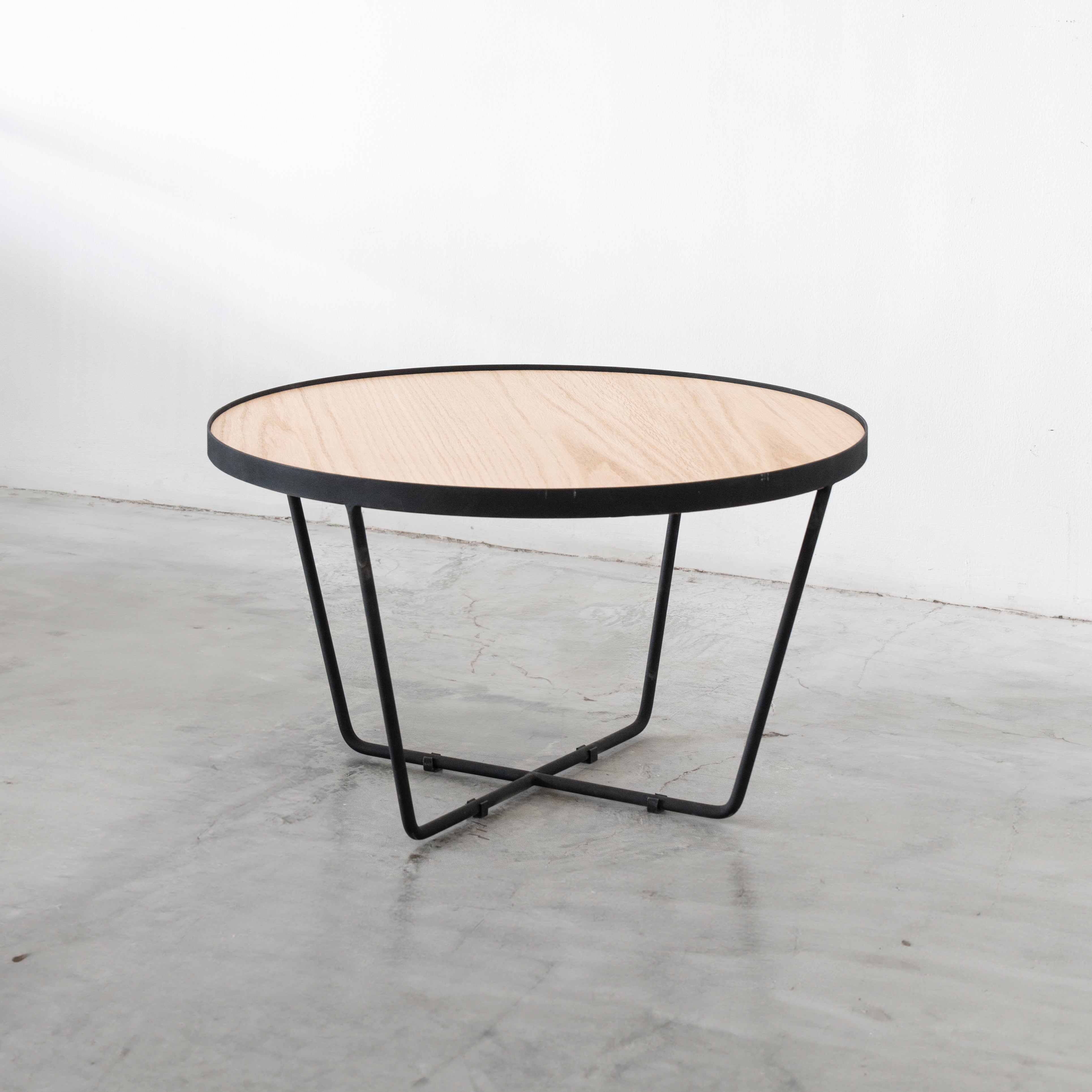 Eris Natural Coffee Table-SMALL  - WS Living - UAE - Coffee Tables Wood and steel Furnitures - Dubai