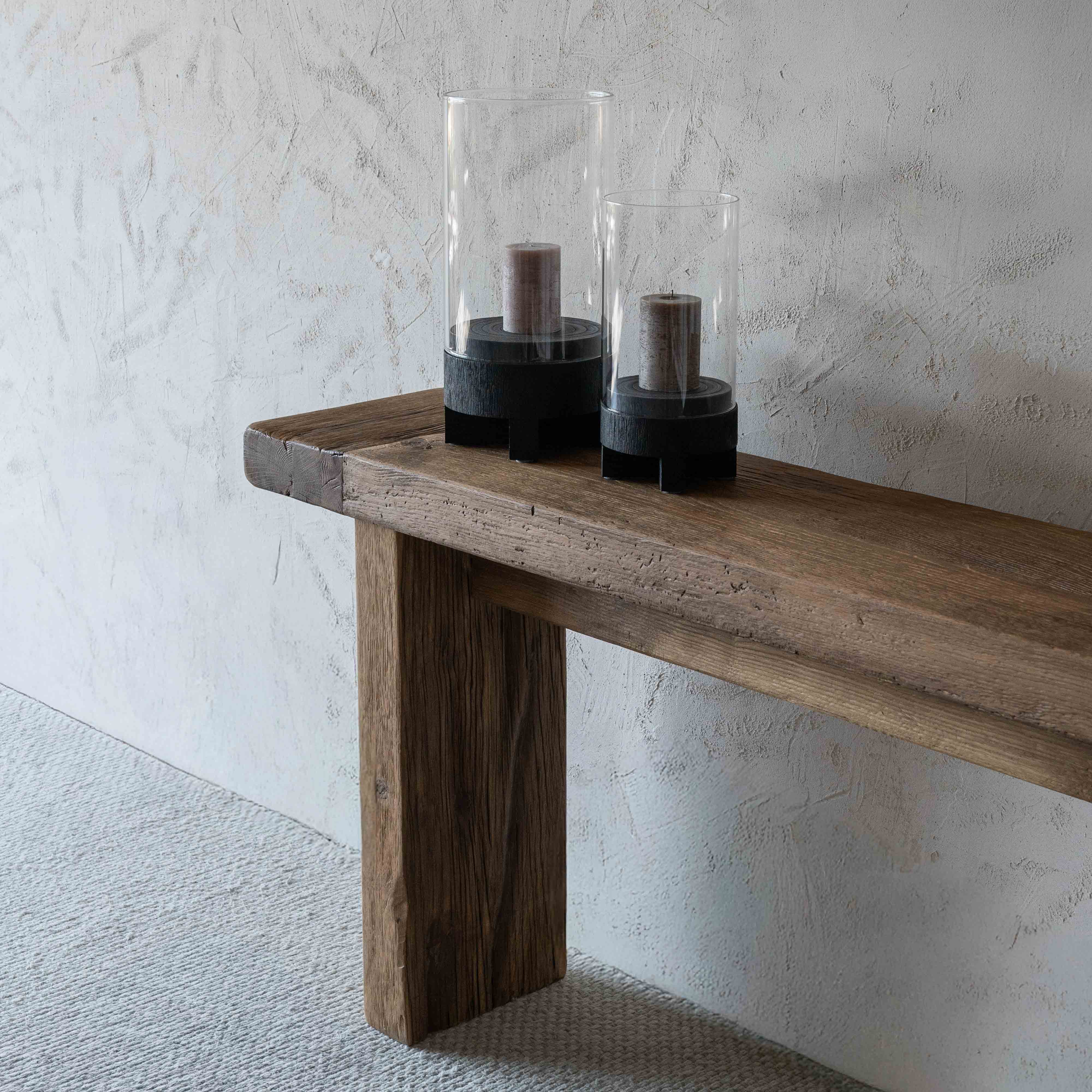 Everwood Artisan Solid Wood Rectangle Console