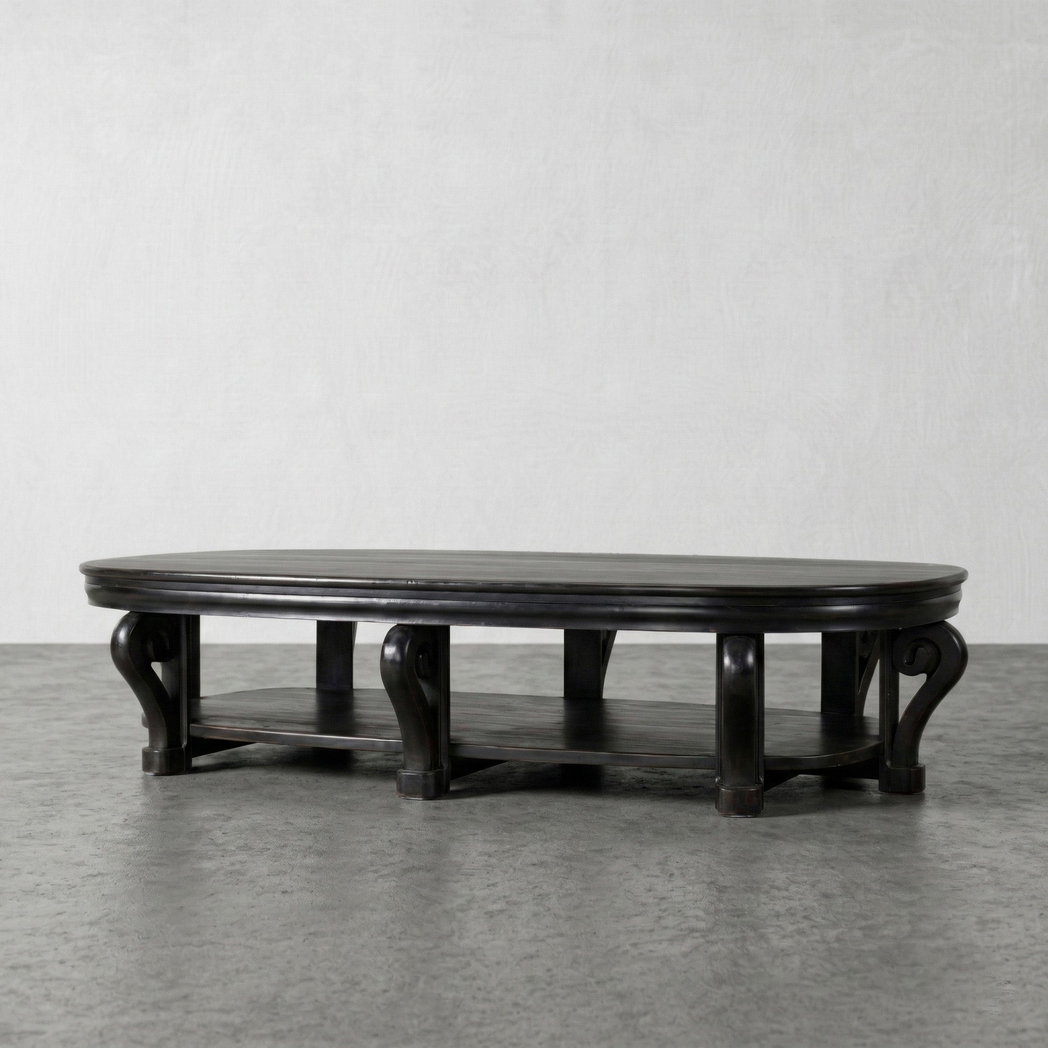 Voltaire Real Antique Oval Coffee Table