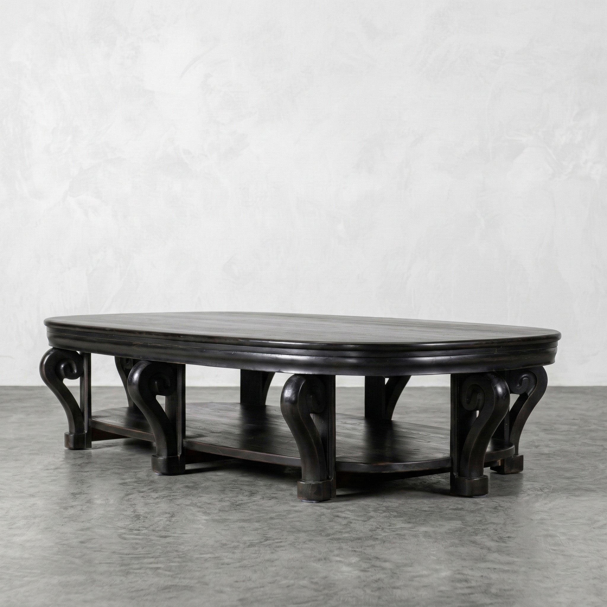 Voltaire Real Antique Oval Coffee Table