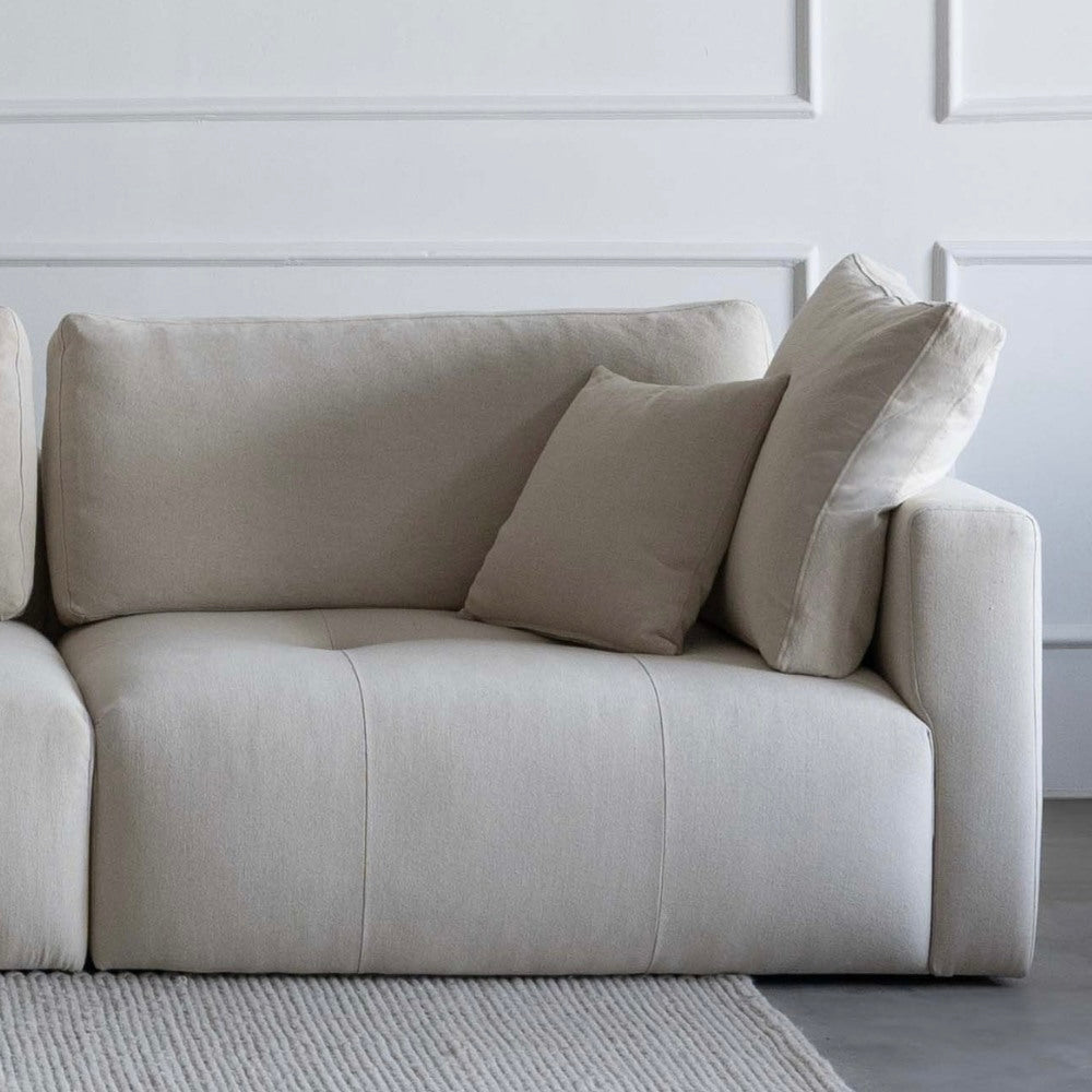Sky Modern L Shape | Sectional Modular Sofa - Beige