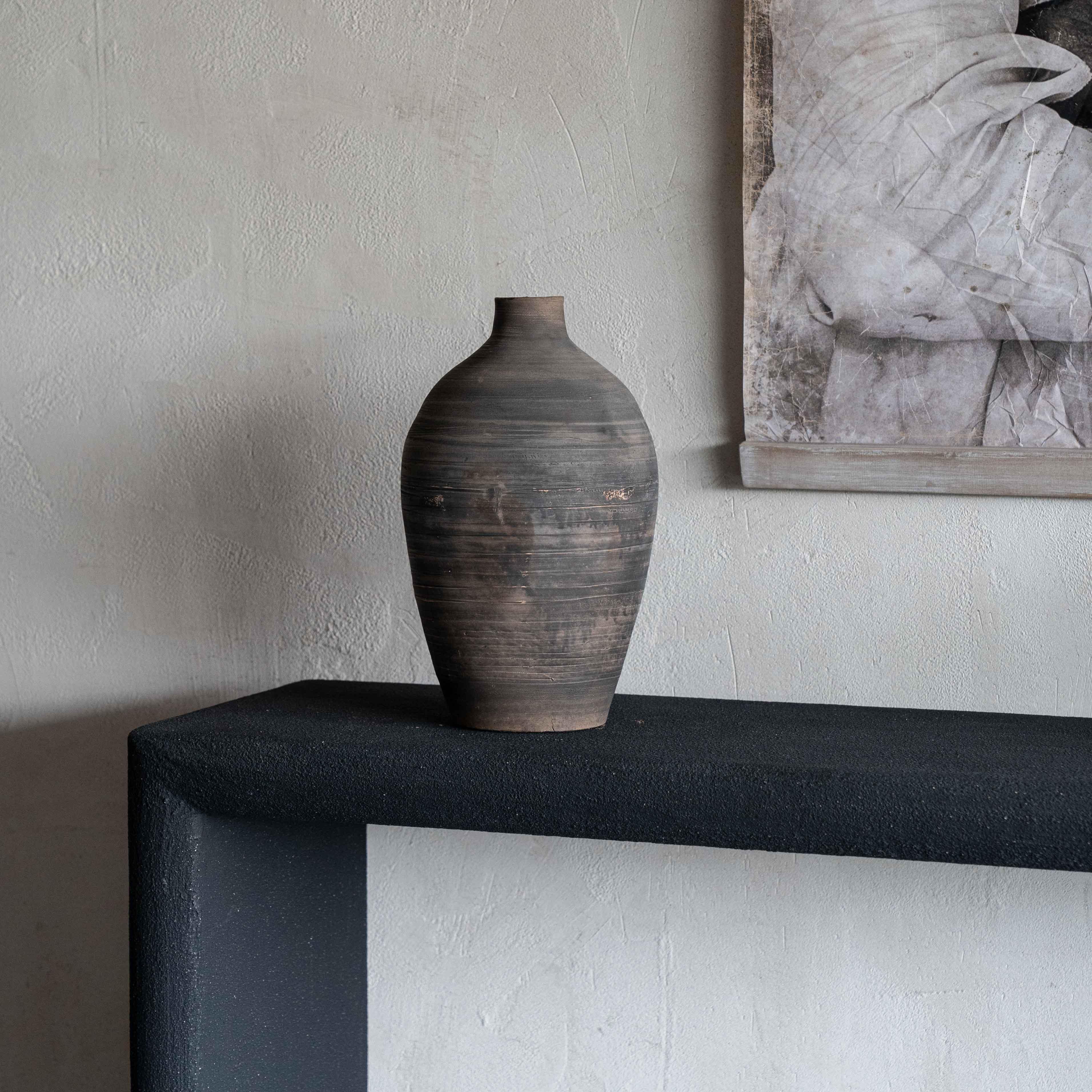 Fume Ceramic Terracotta Aged Flower Pot | Vase