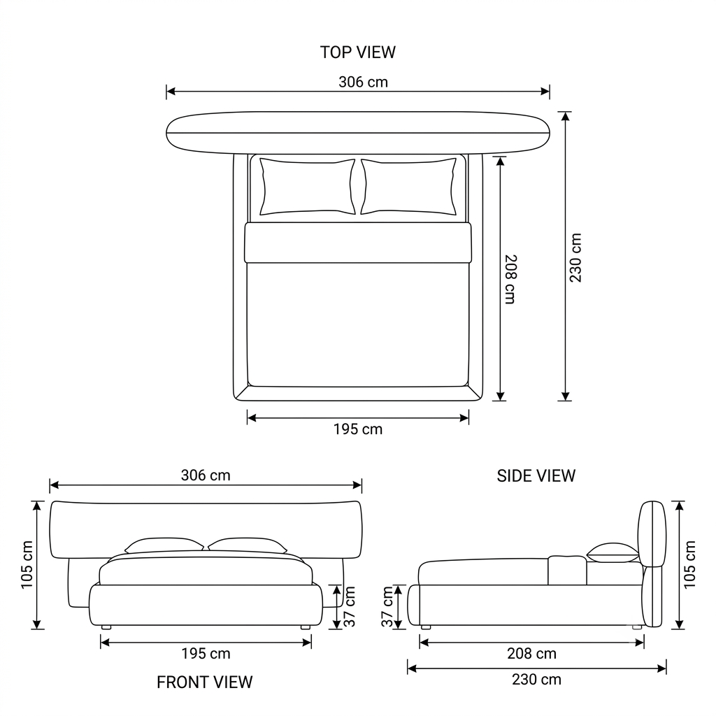 Milan Truffle King Size Storage Bed