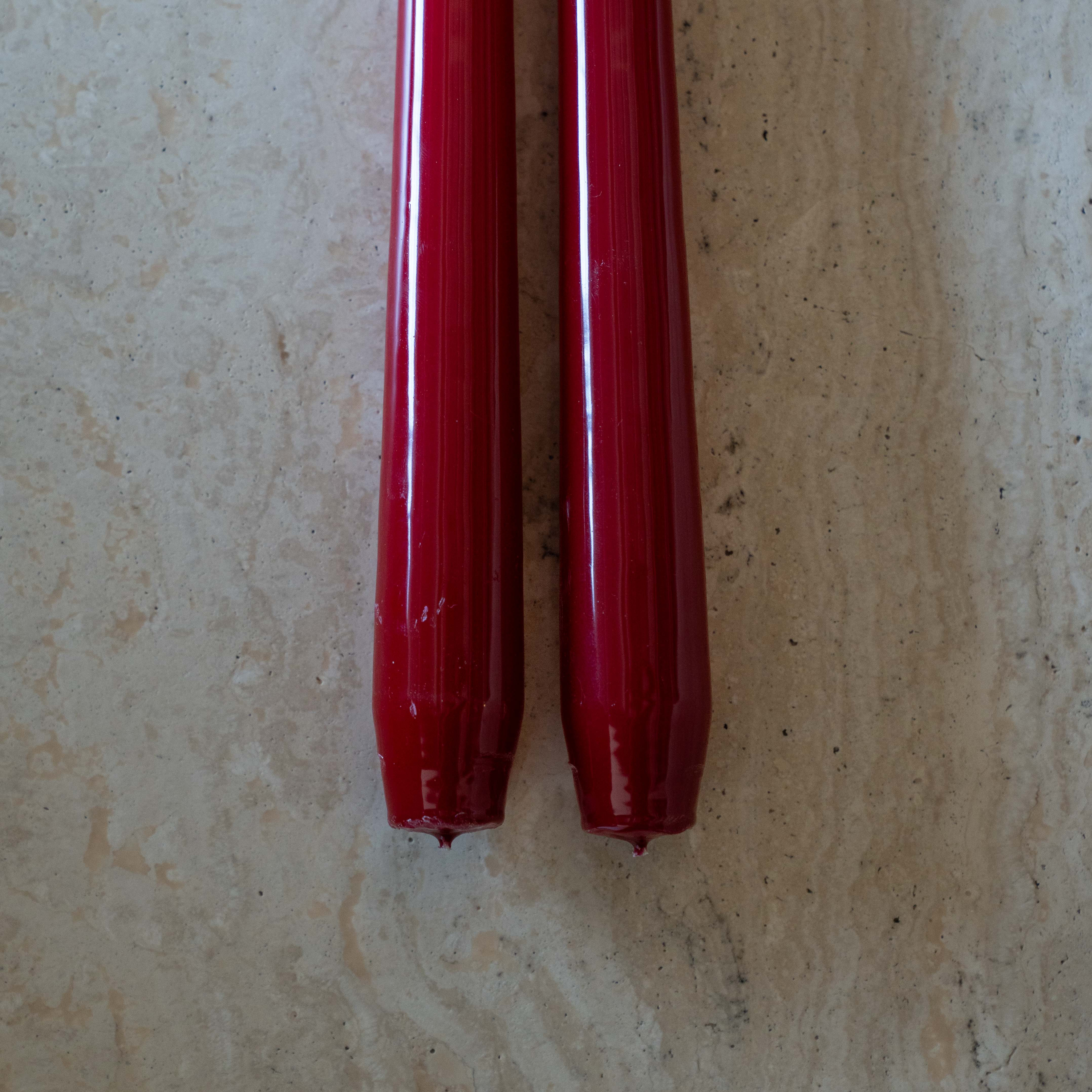 Glow Mist Candle - RED - SET OF 2