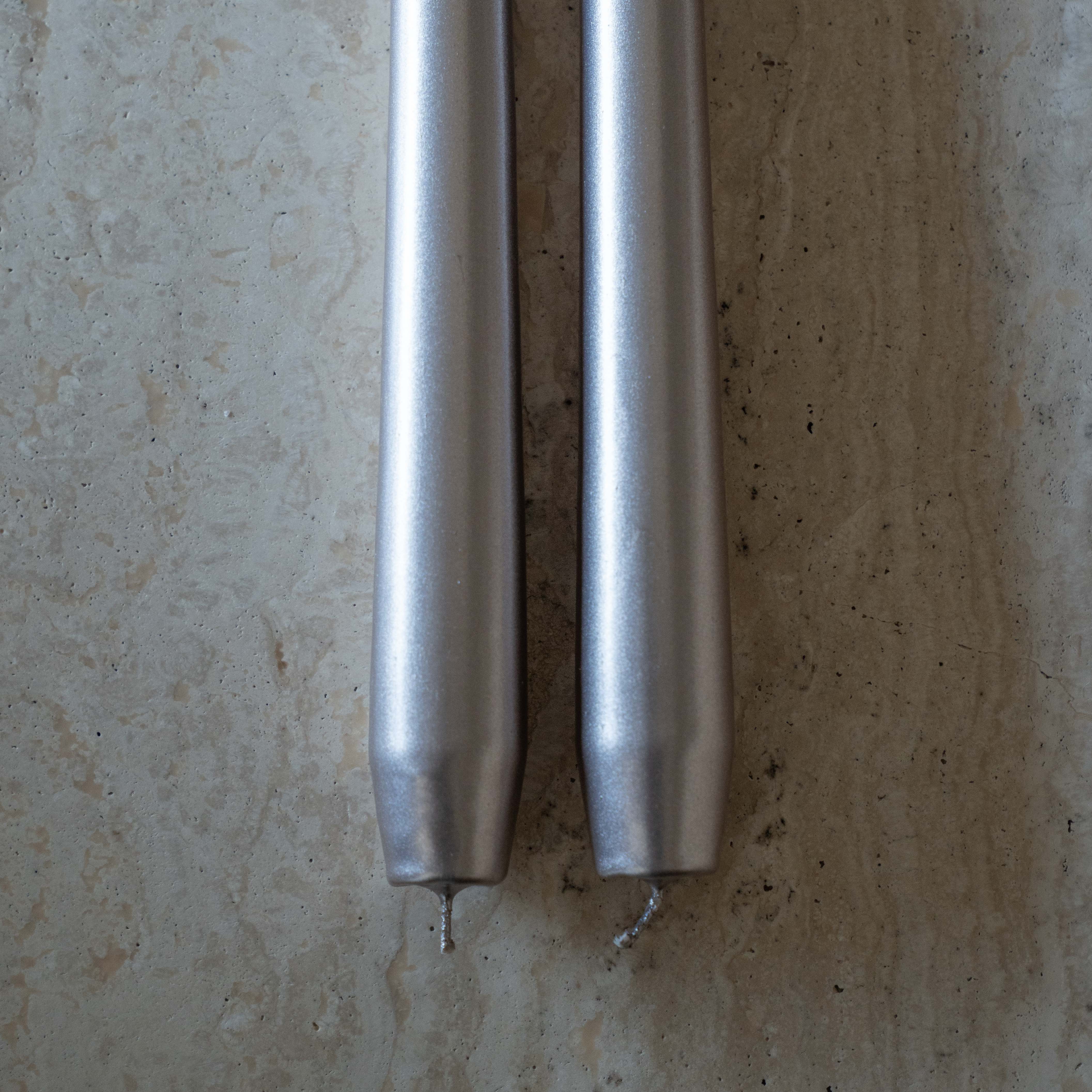 Glow Mist Candle - GREY-SILVER - SET OF 2