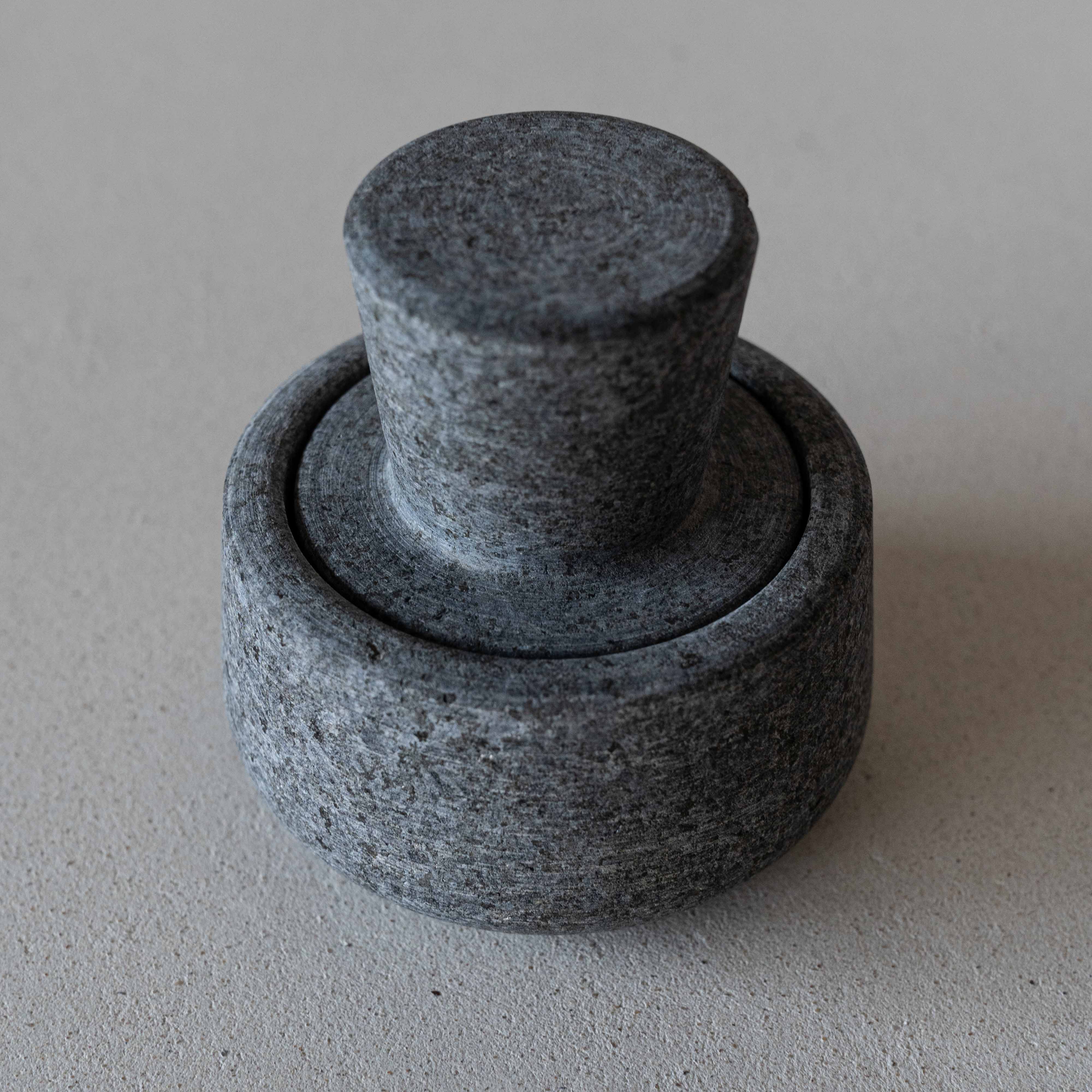 Granite Mortar & Pestle - Small -  - WS Living - UAE Wood and steel Furnitures Stores in Dubai