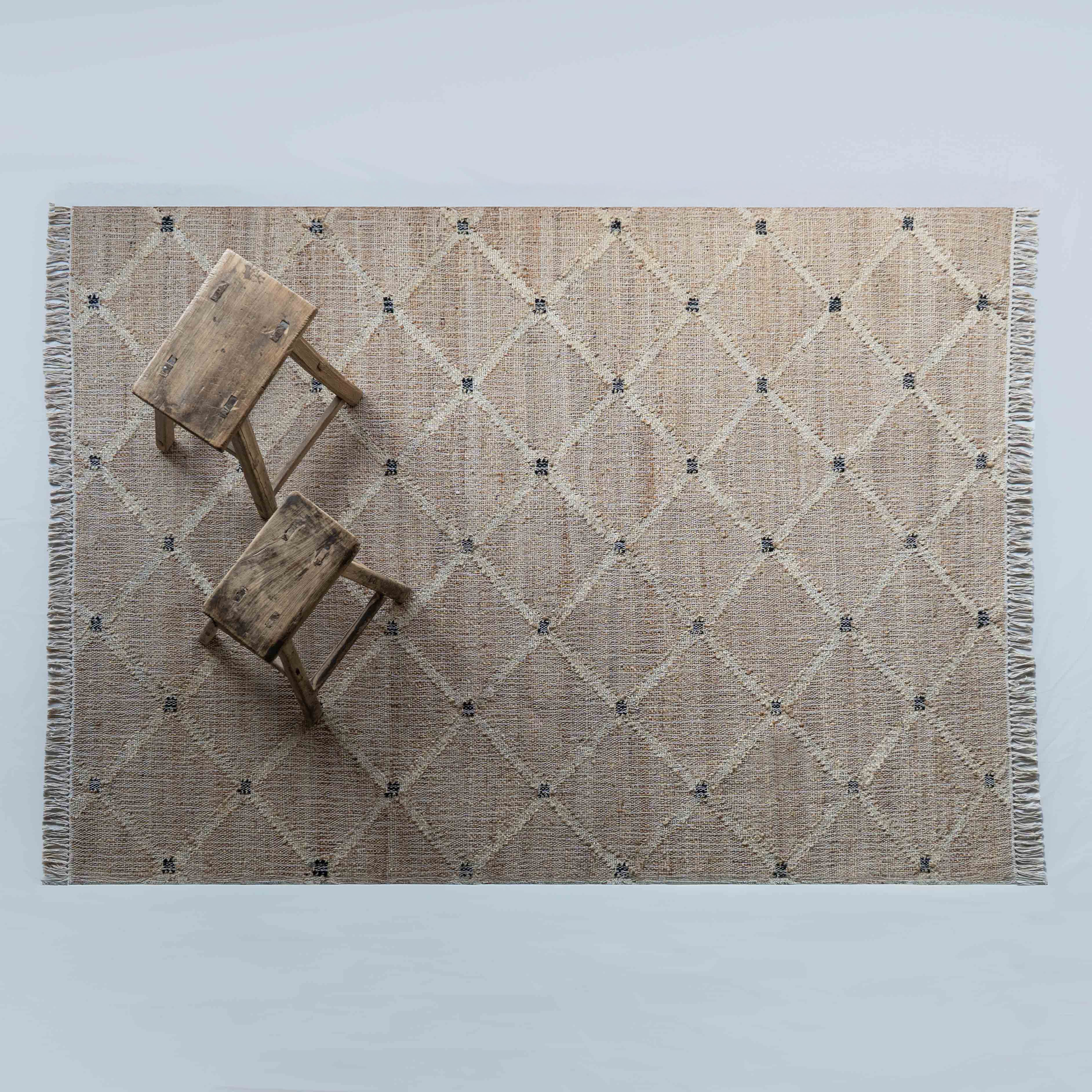 Handloom Rug (TLR0342)- Tufted Wool Rug