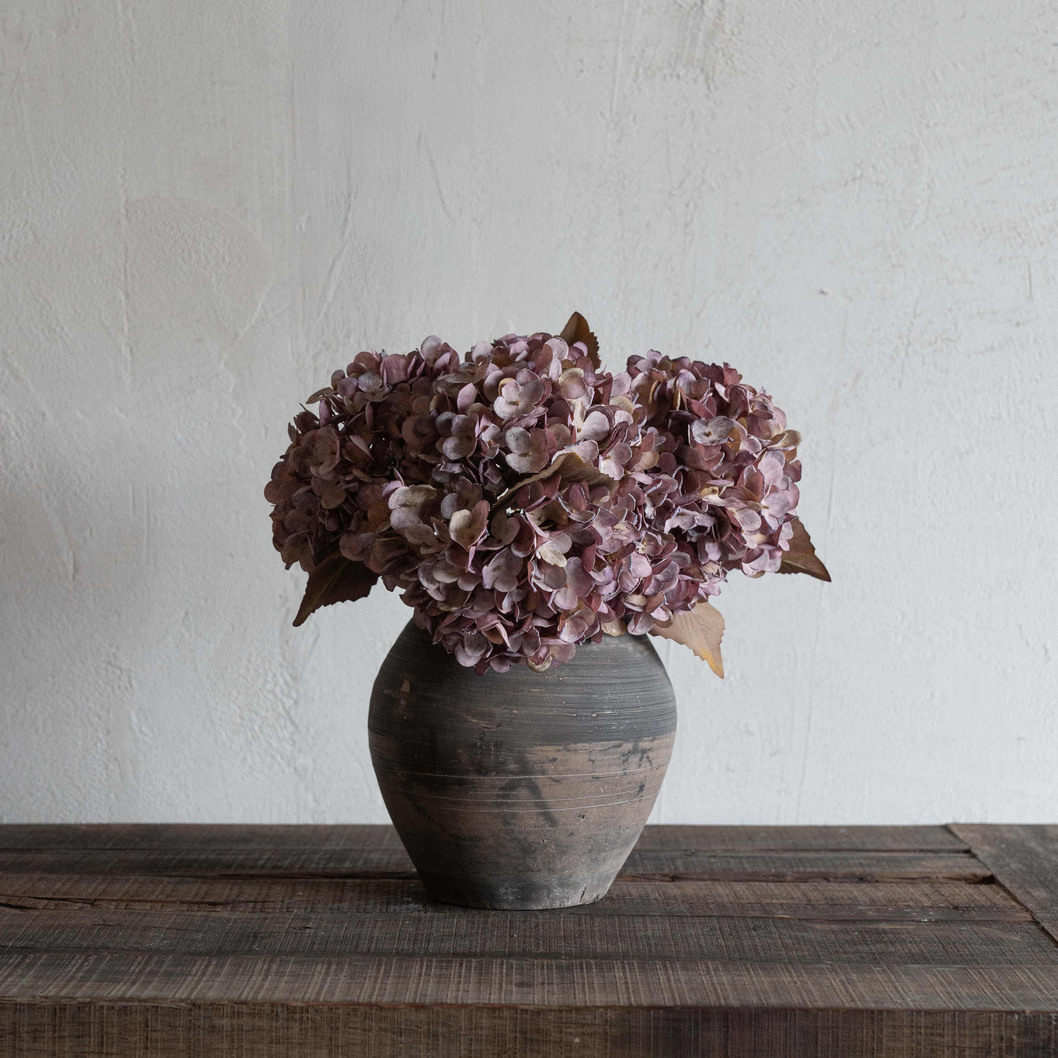 Hydrangeas Artificial Flower - Purple