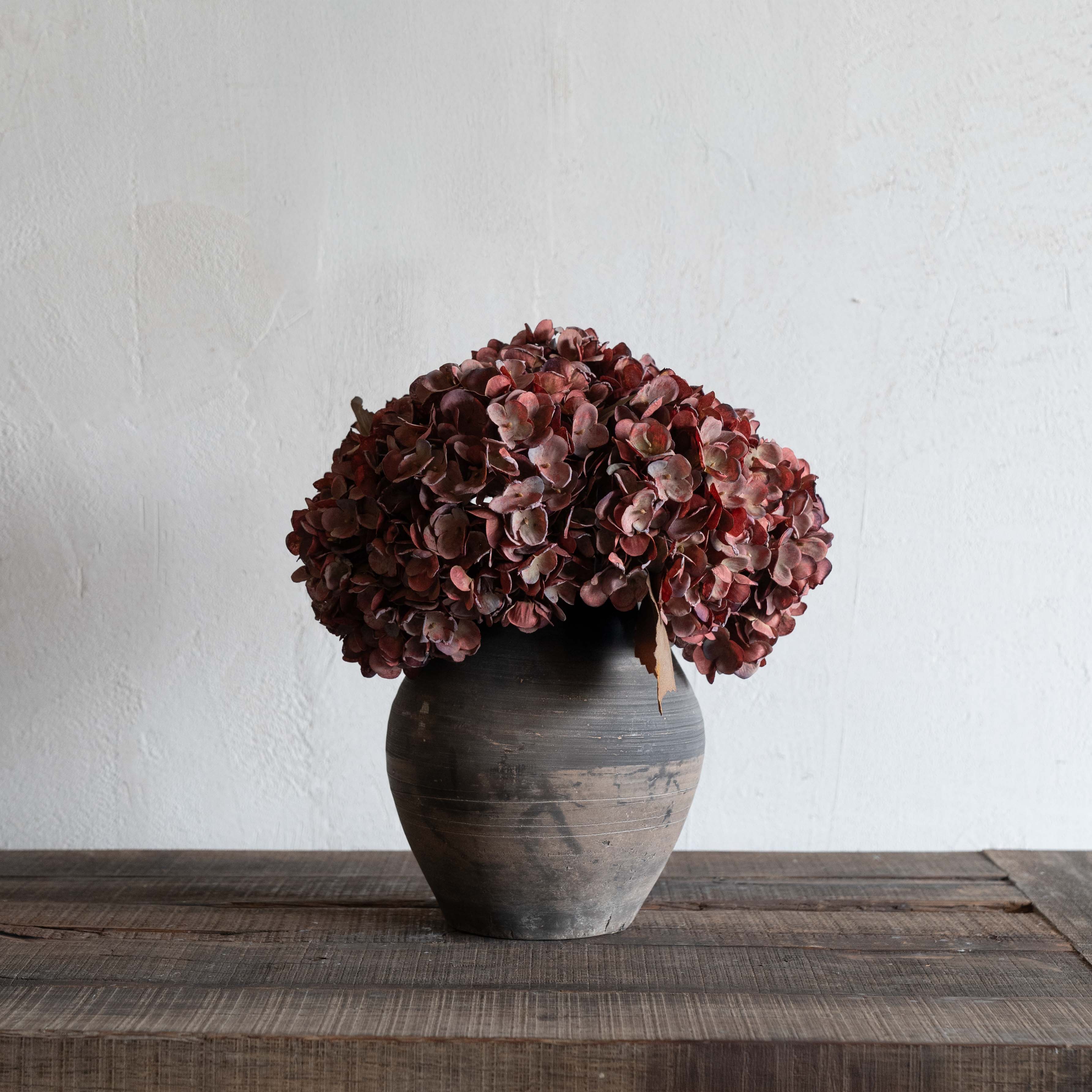 Hydrangeas Artificial Flower - Red