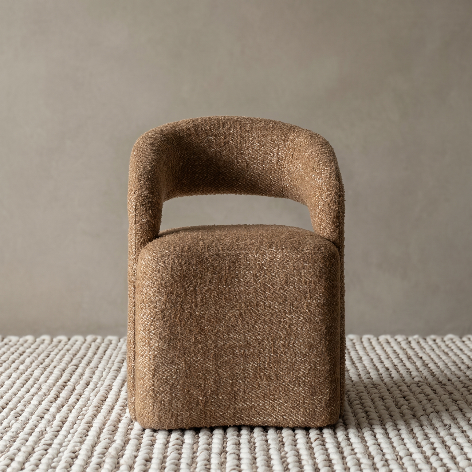 Elvara Mustard Dining Chair With Wheels