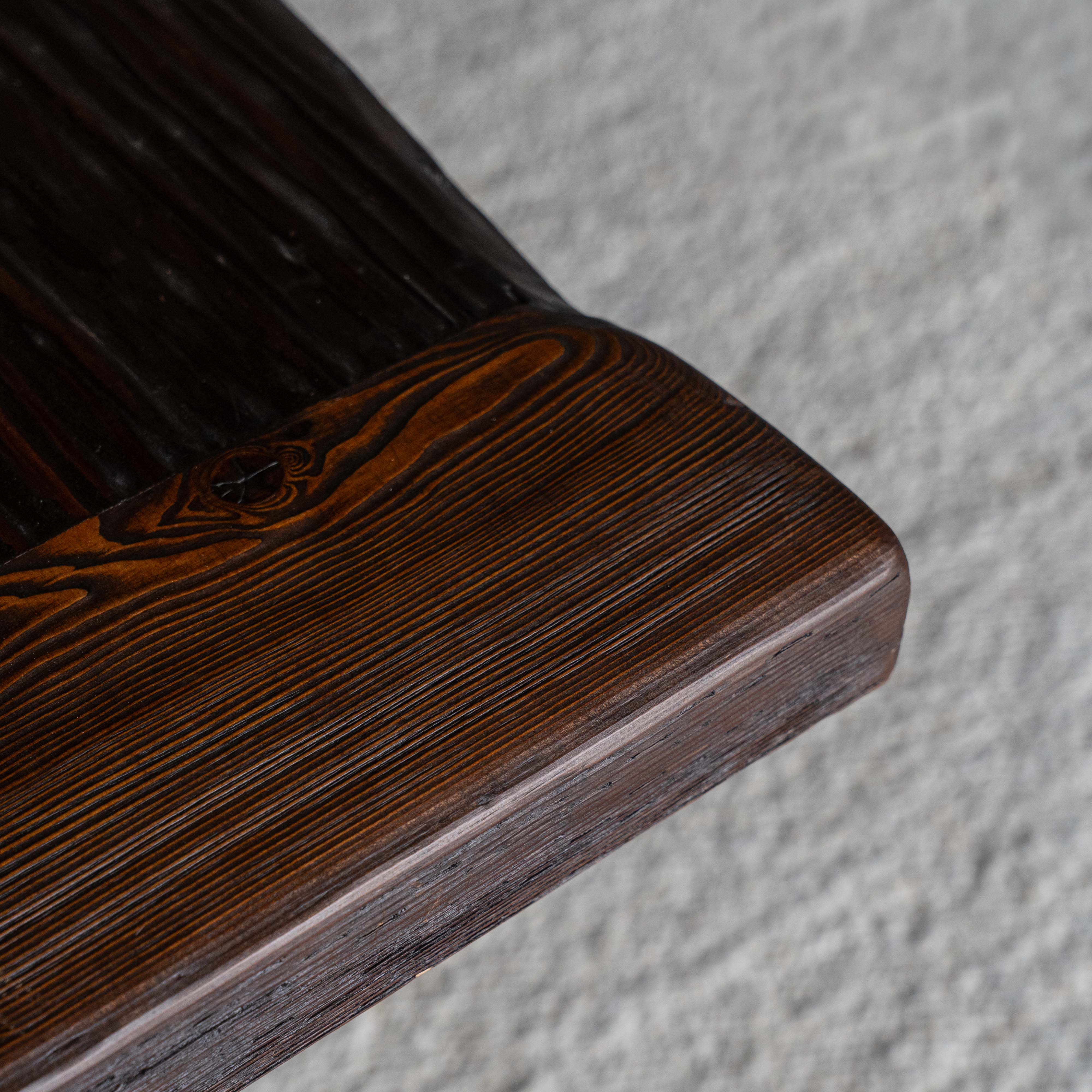 Ikou Rectangle Dining Table - DARK WALNUT