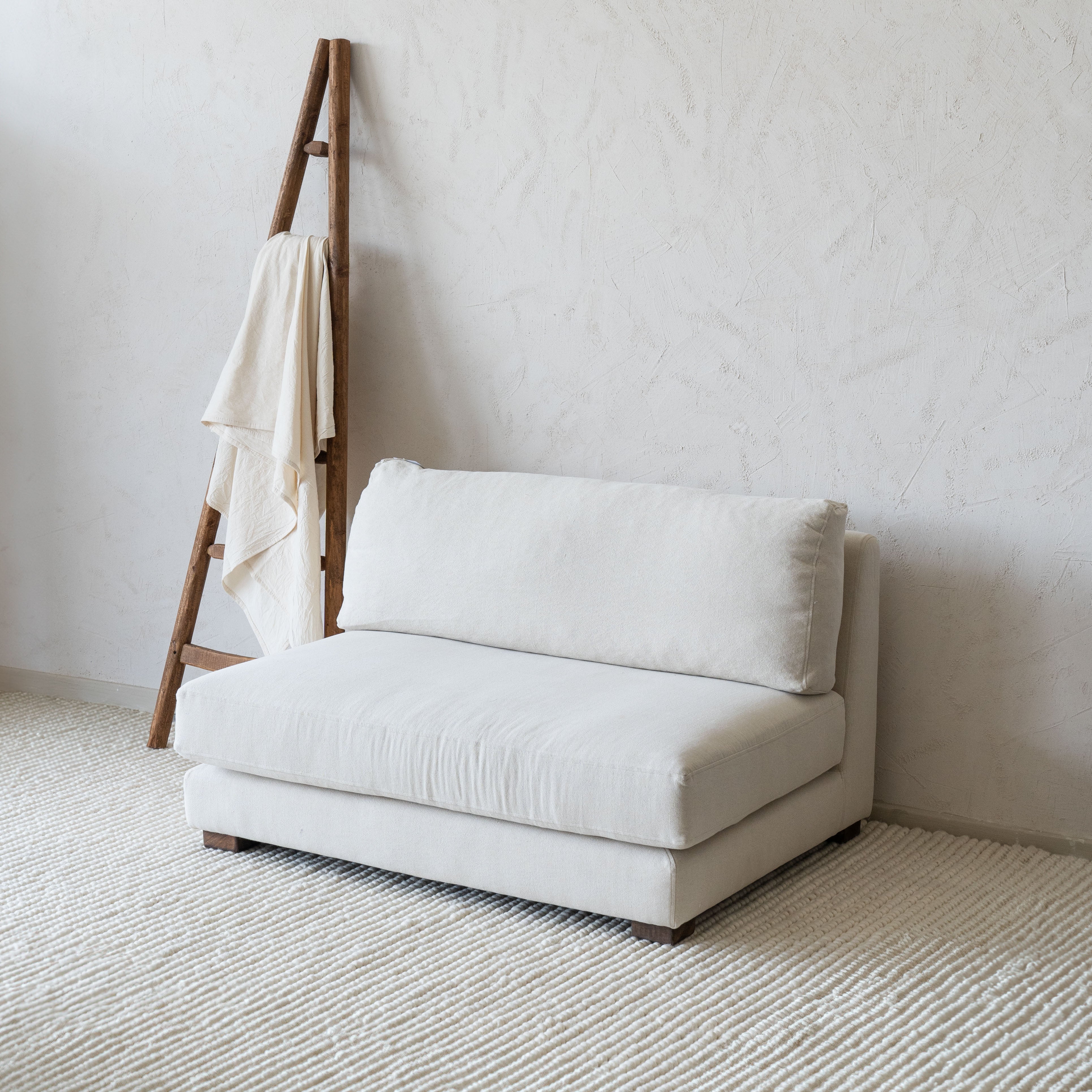 Ikou Single Seater Sofa  - WS Living - UAE - Sofas Wood and steel Furnitures - Dubai