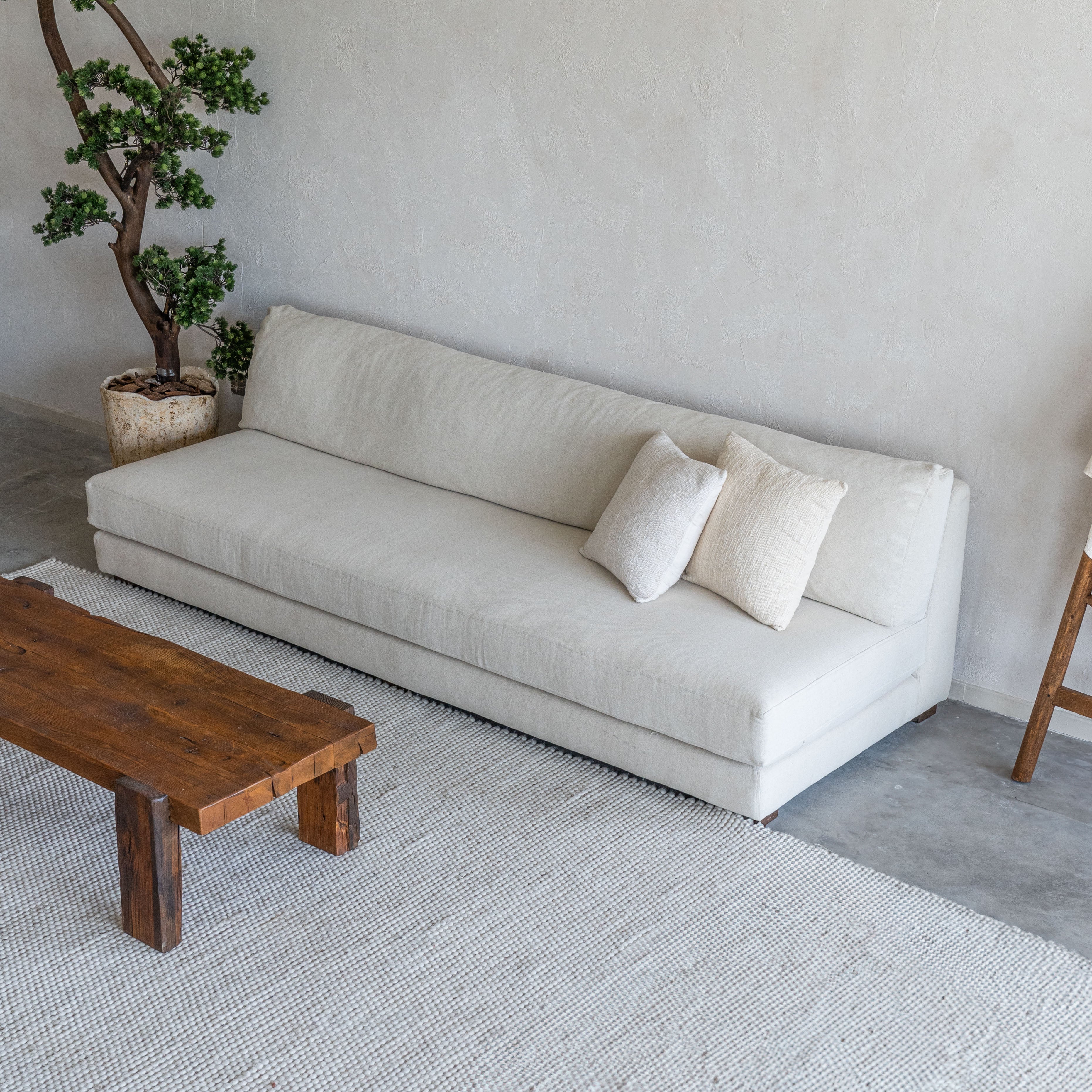 Ikou 4 Seater Sofa  - WS Living - UAE - Sofas Wood and steel Furnitures - Dubai