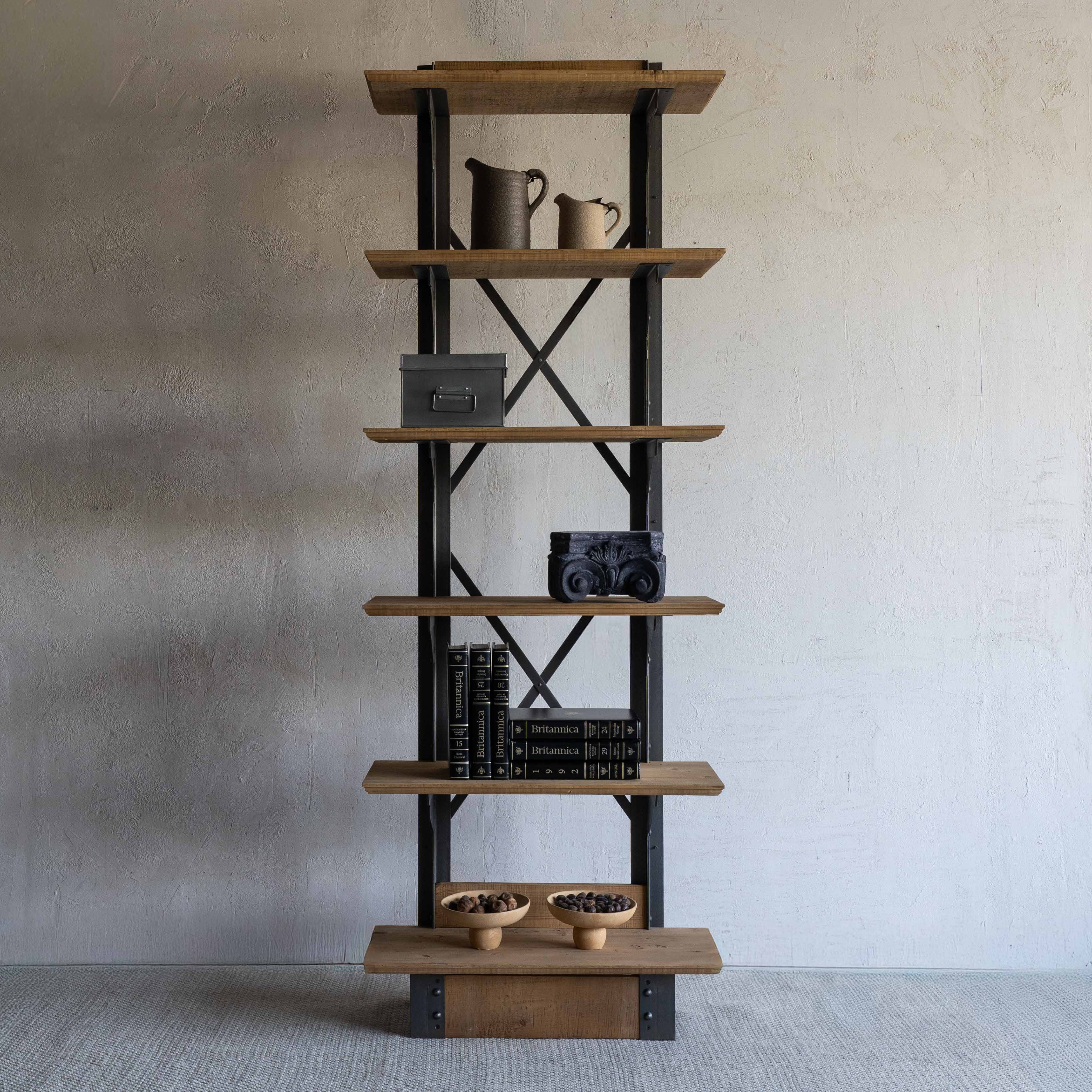 Nordic Urban Industrial Bookshelf - Small