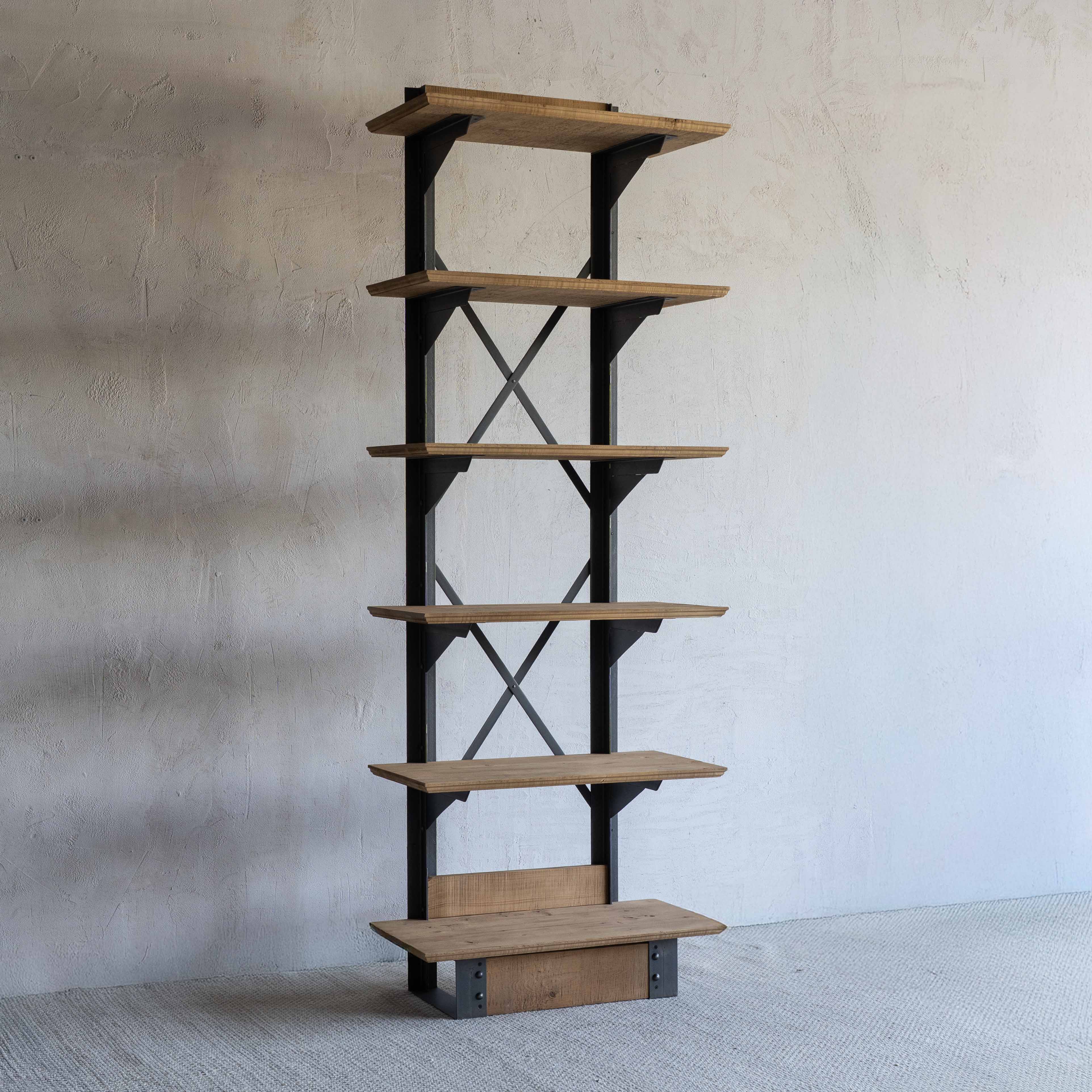 Nordic Urban Industrial Bookshelf - Small