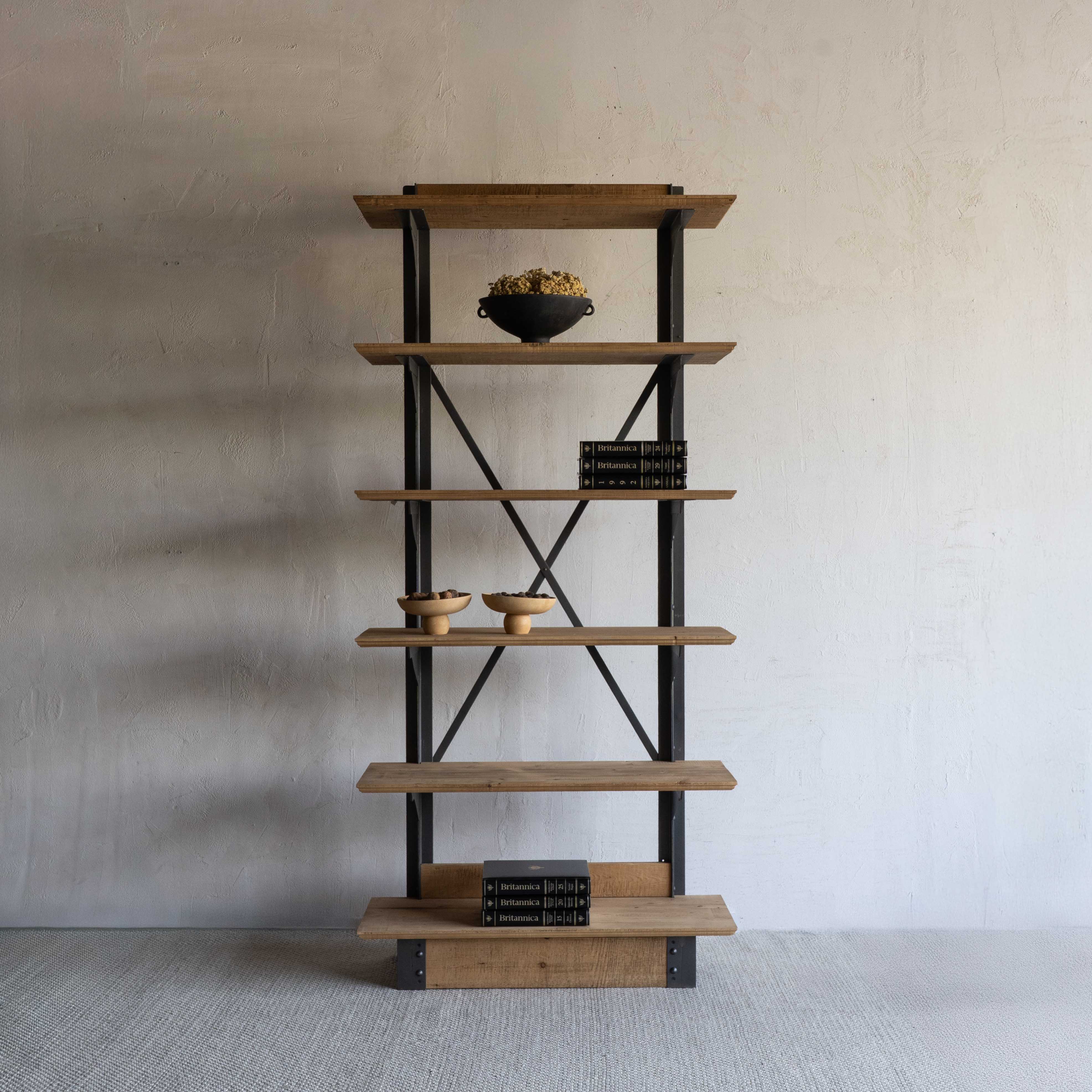 Nordic Urban Industrial Bookshelf - Medium