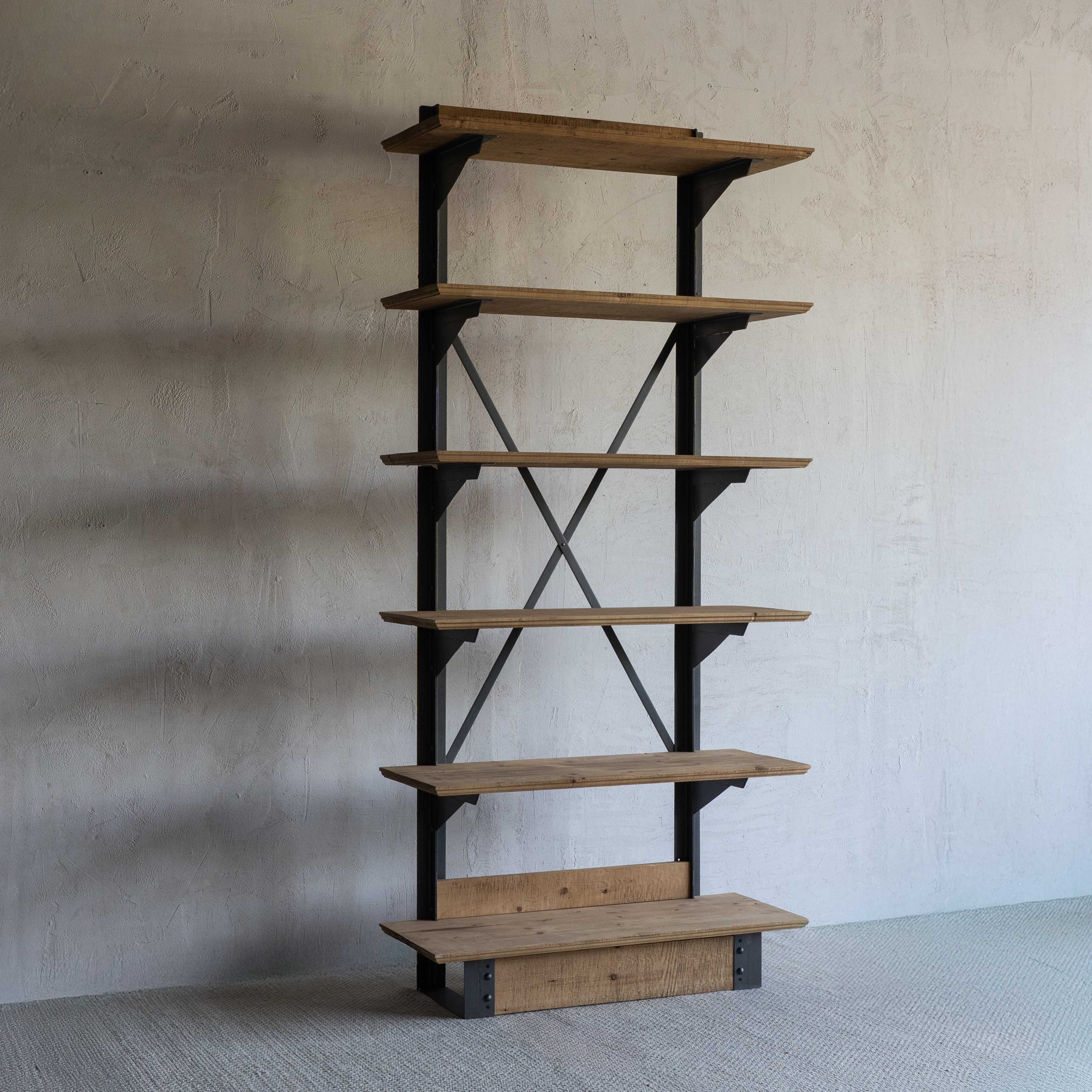 Nordic Urban Industrial Bookshelf - Medium