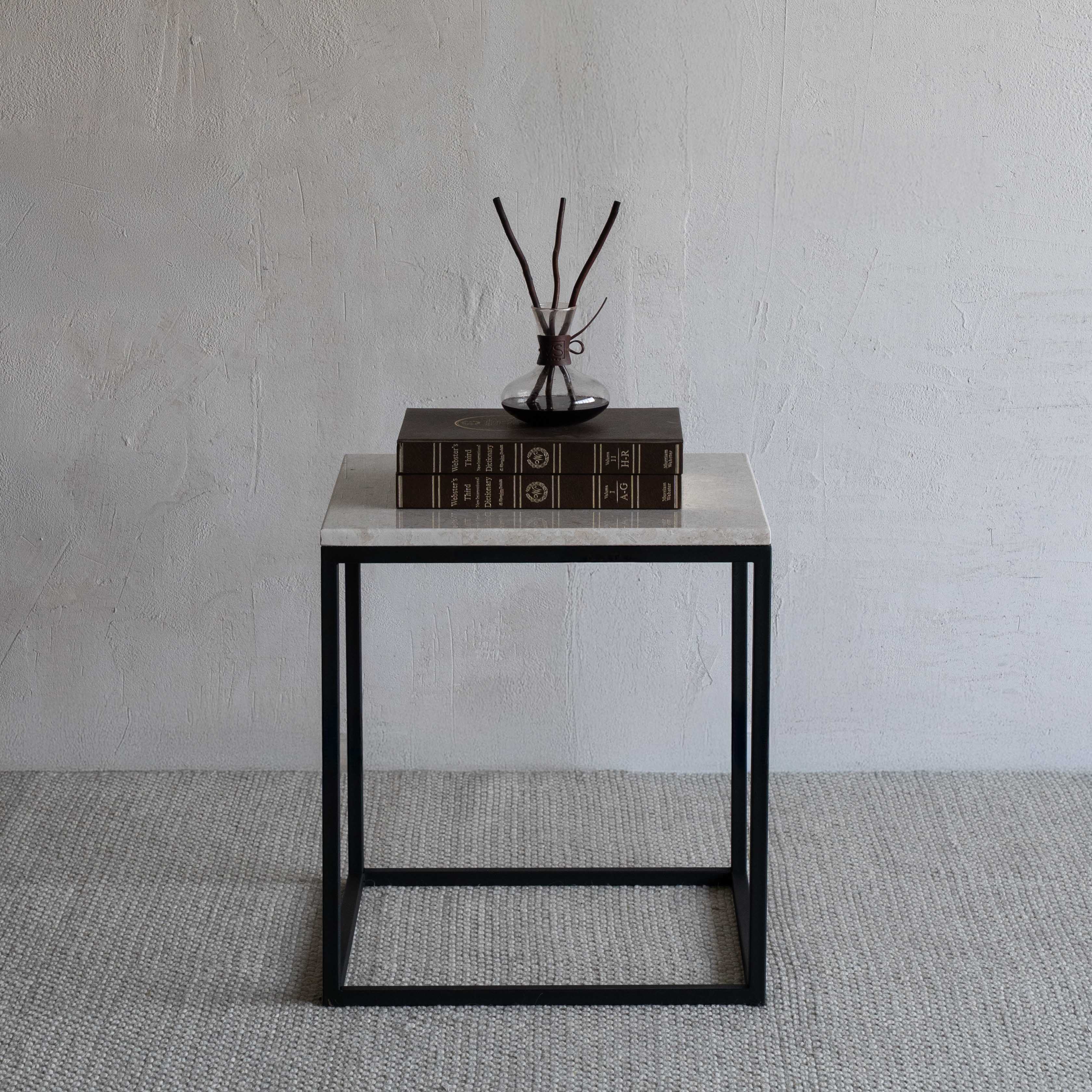 Limestone Marble Side Table