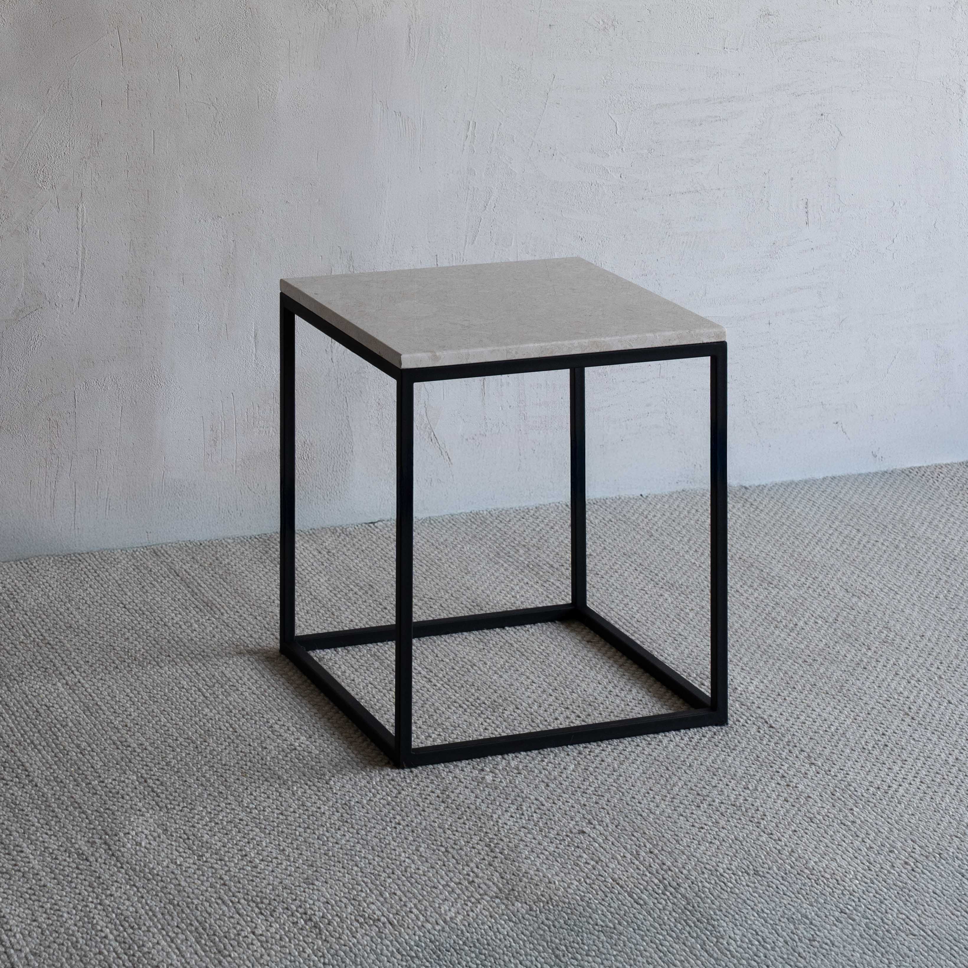 Limestone Marble Side Table