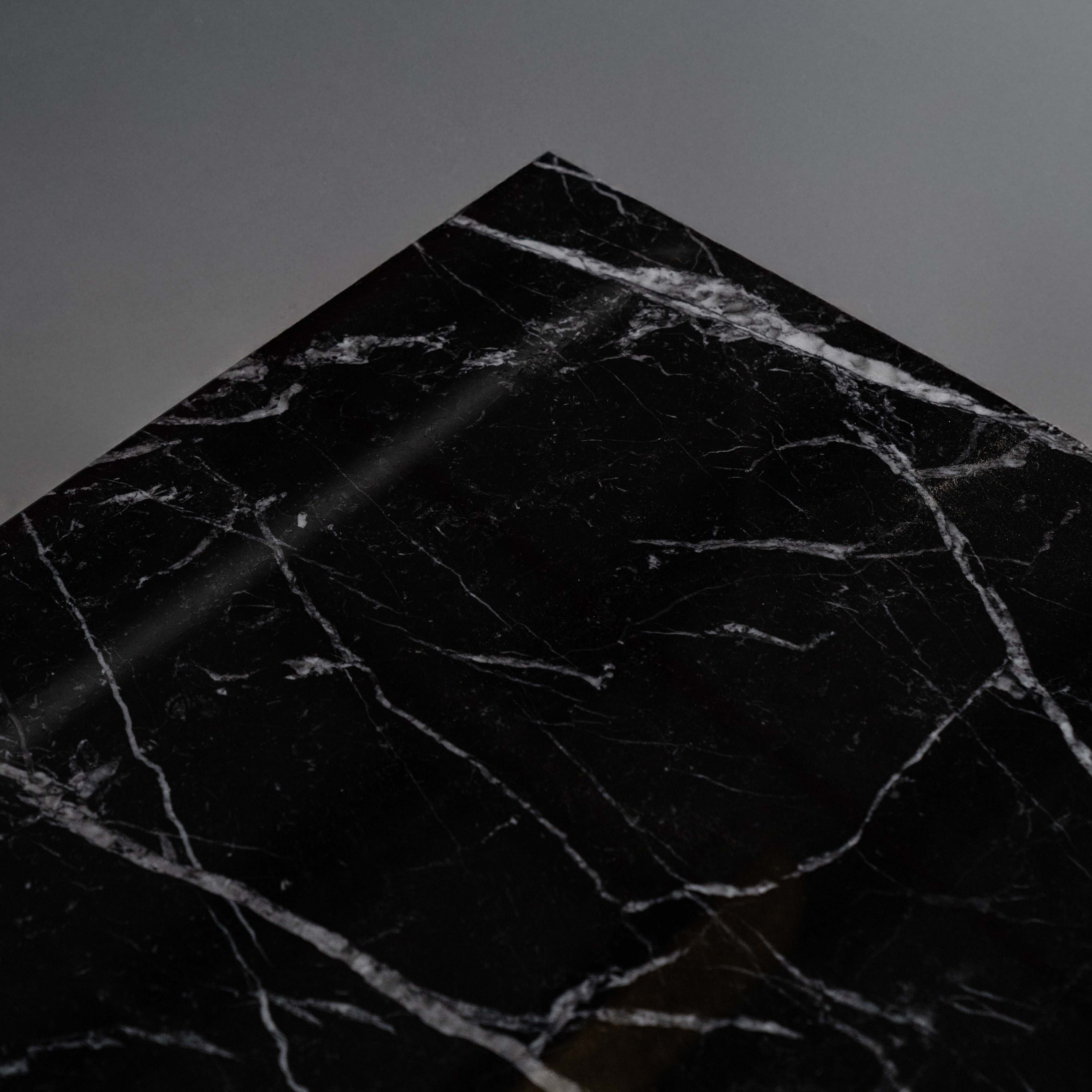Marquina Flow Square Marble Coffee Table - Coffee Tables - WS Living Furniture  Furniture Store in Dubai
