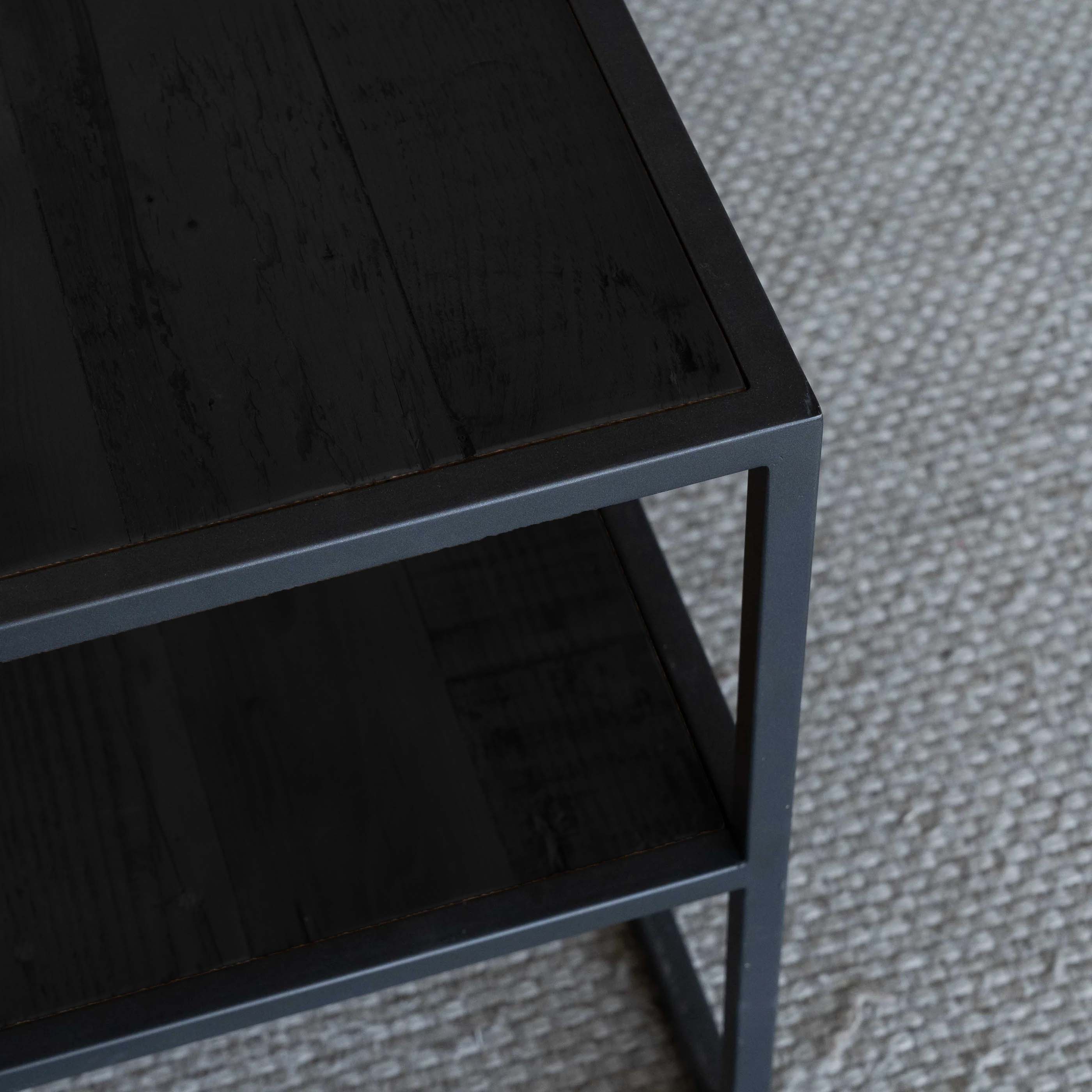 Nordic Industrial Wood TV Unit