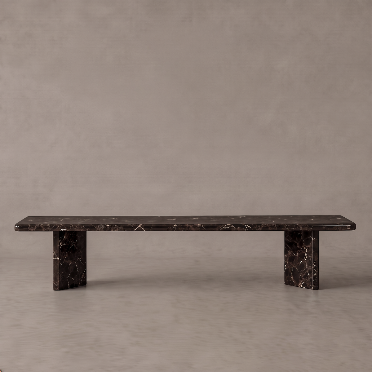 Infinity Dark Emperador Marble TV unit
