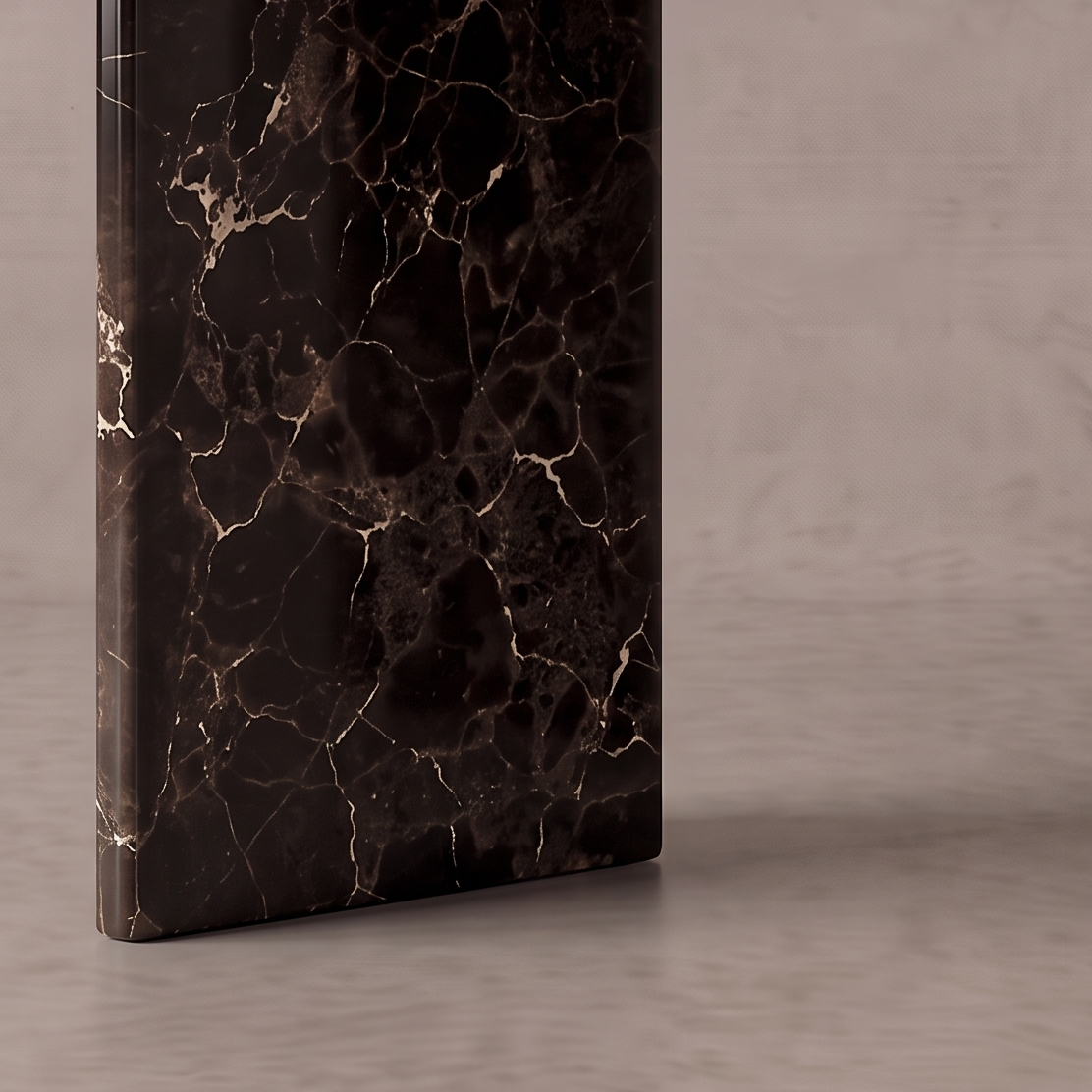 Infinity Dark Emperador Marble TV unit