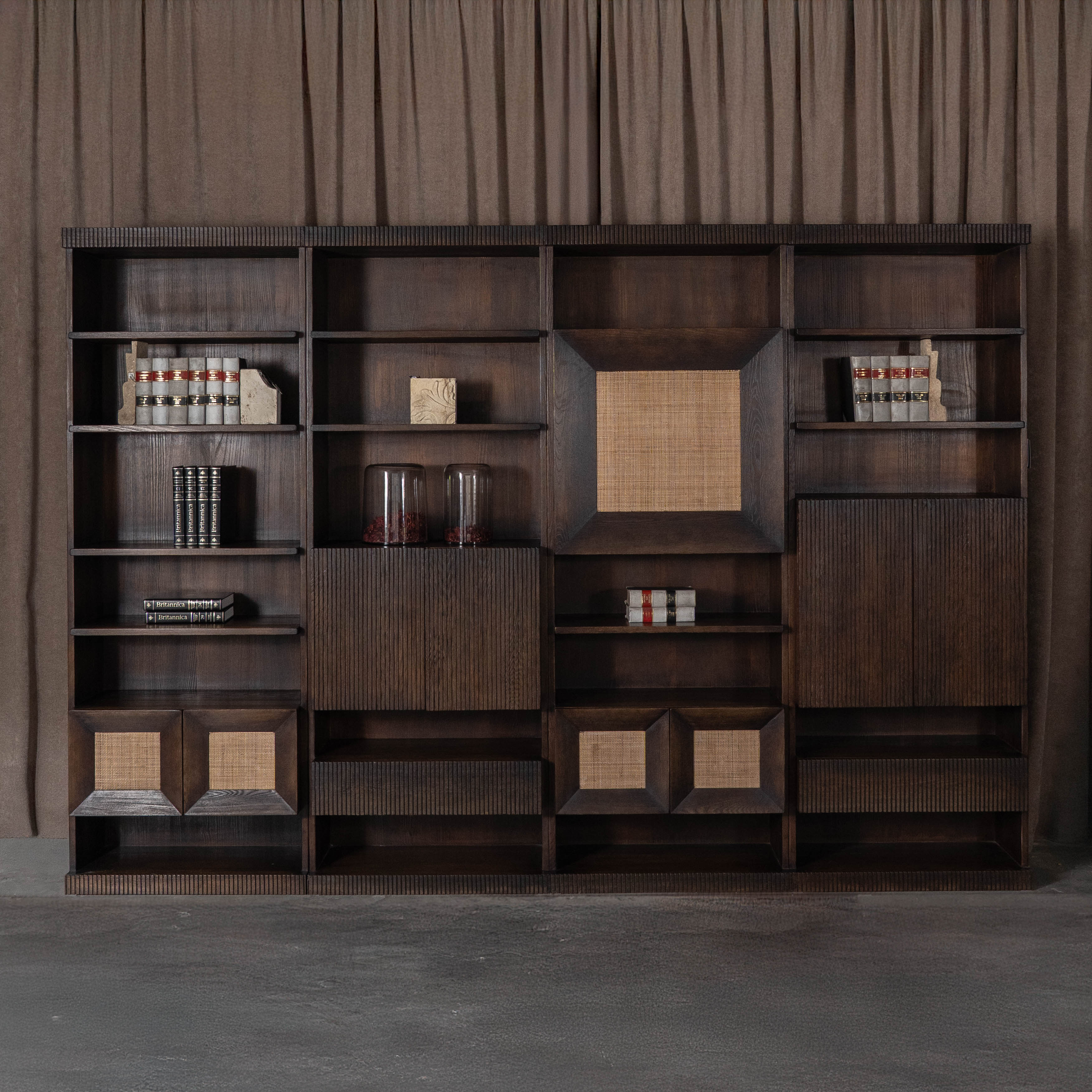 Jett Big Bookshelf & Large Shelving Storage Unit