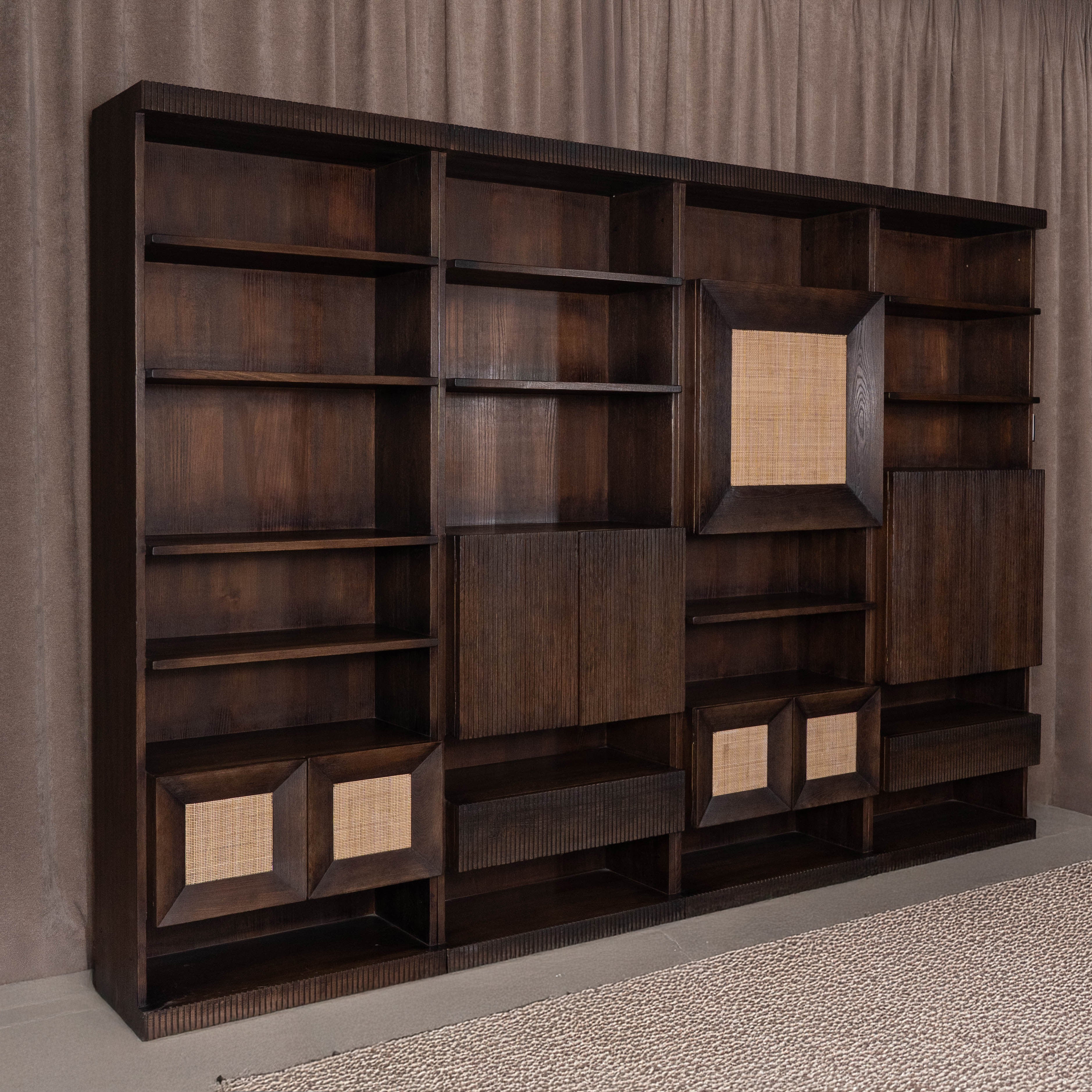 Jett Big Bookshelf & Large Shelving Storage Unit
