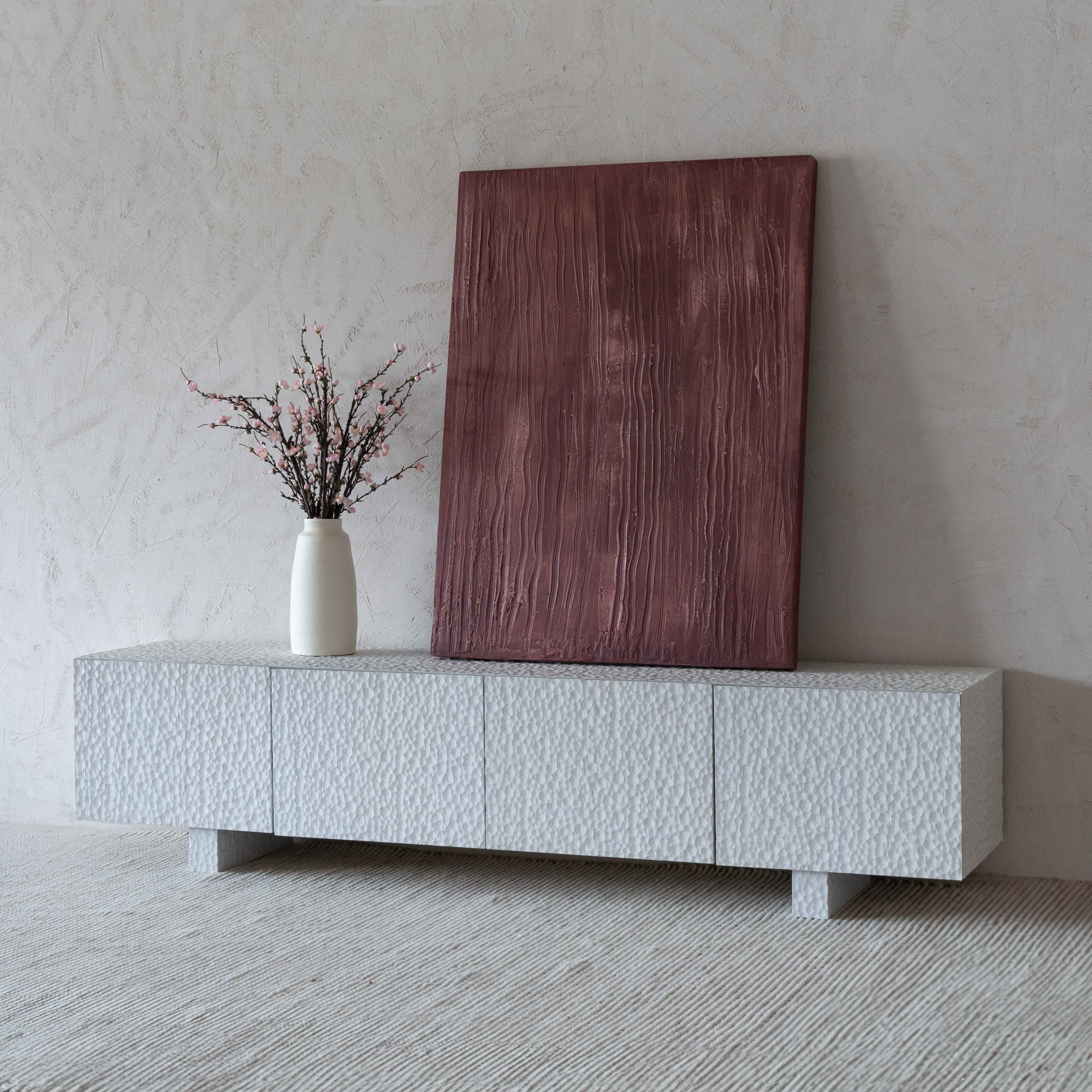 Kapella White Modern Wood TV Unit | Media Storage Cabinet - TV Units - WS Living - UAE Modern Home Furniture Stores in Dubai