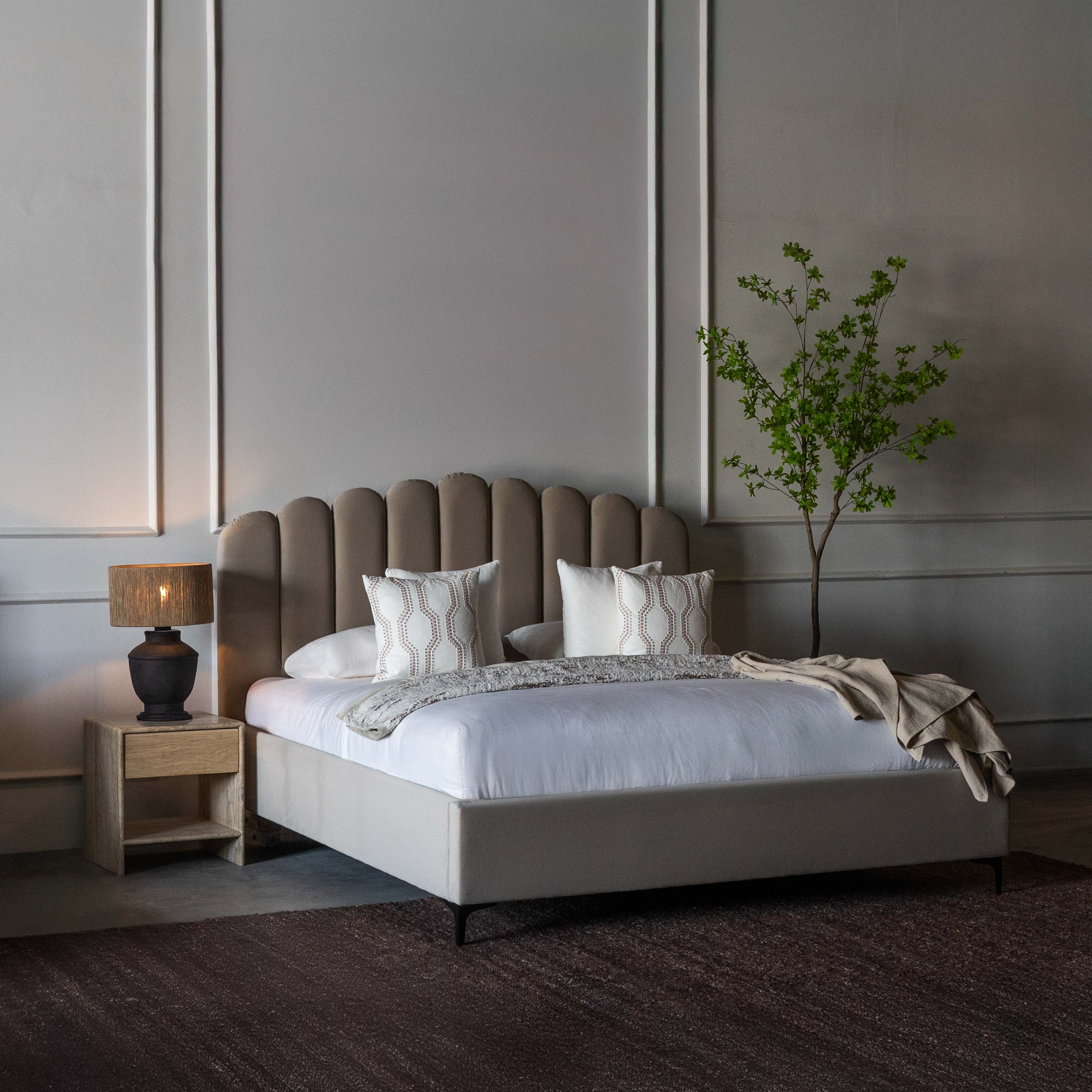 Layali King Size Bed with Storage