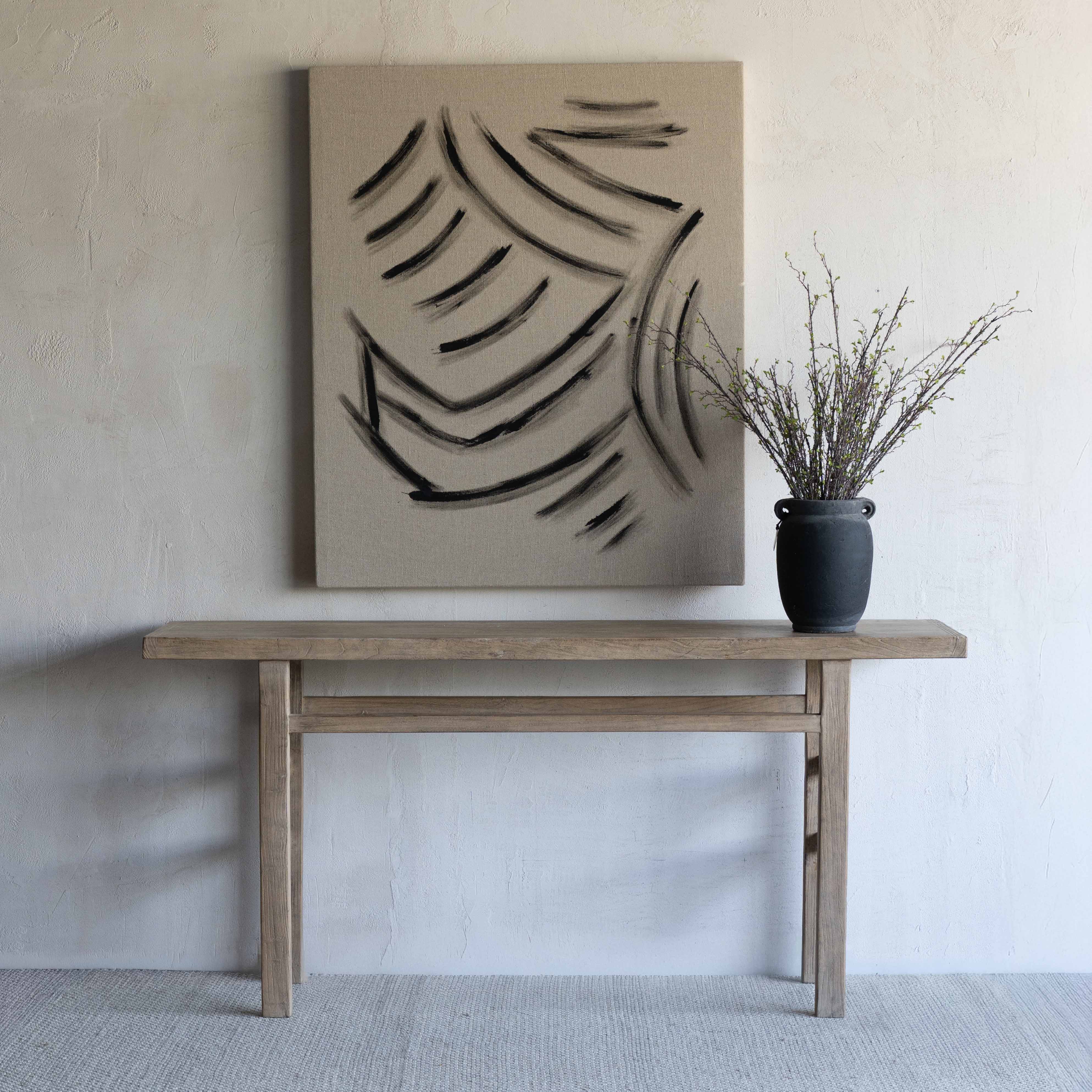 Lennox Elm Wood Console Table