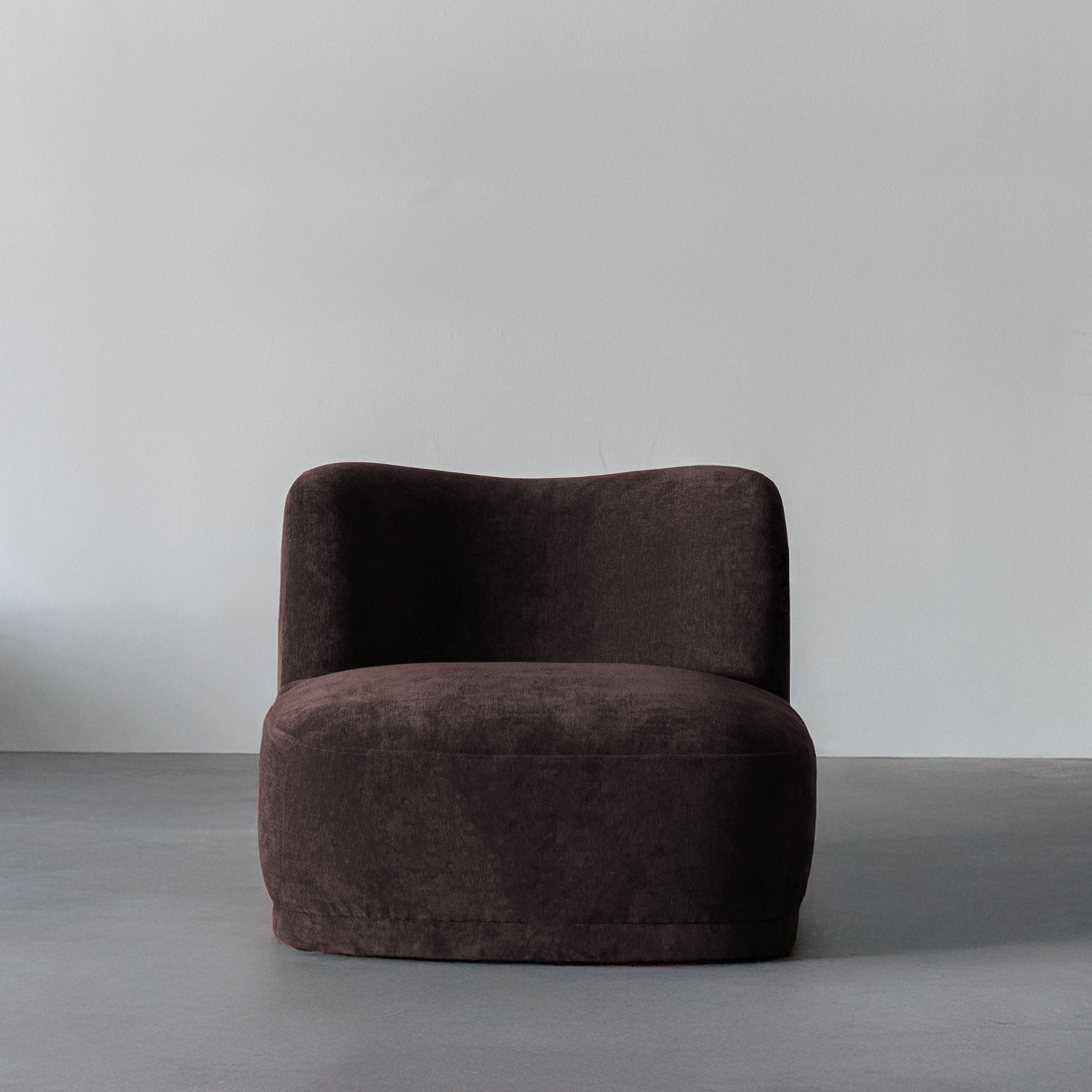 Lysandra Low Accent Lounge Chair - BROWN