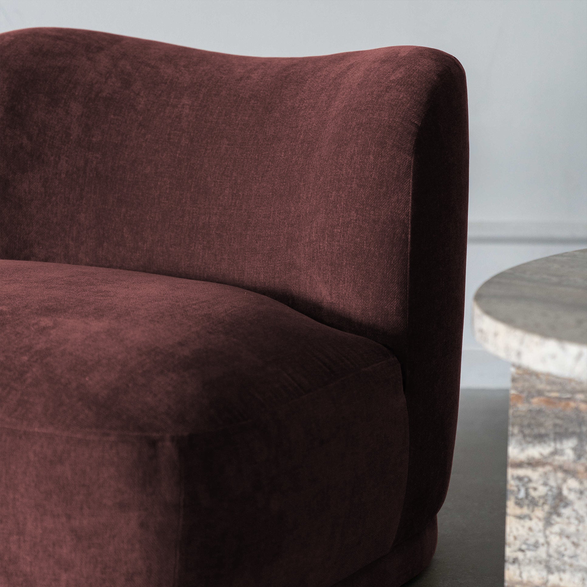 Lysandra Low Accent Lounge Chair - BROWN