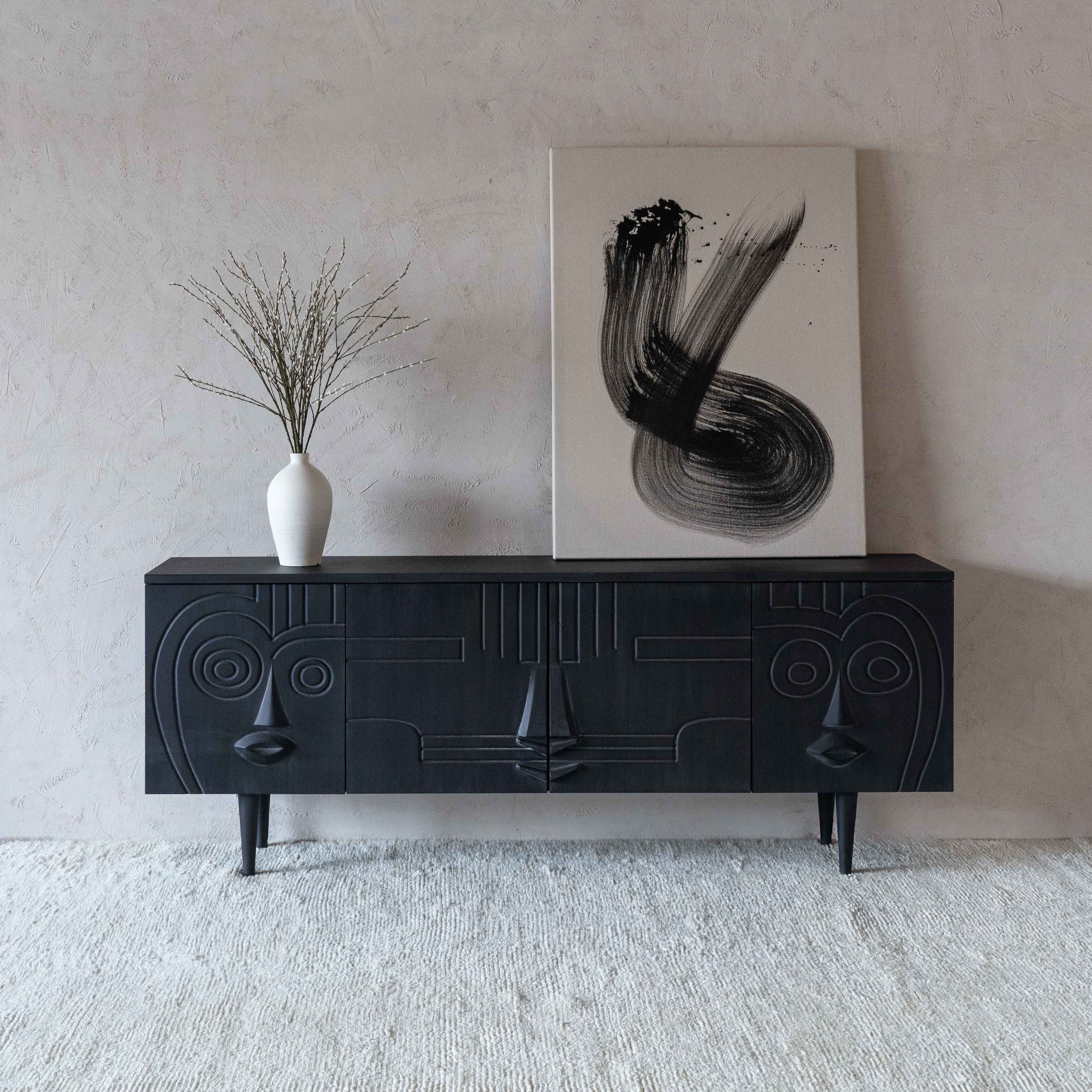 La Visage Handcrafted Modern Sideboard | Buffet Cabinet - TV Units - WS Living - UAE Wood and steel Furnitures Stores in Dubai