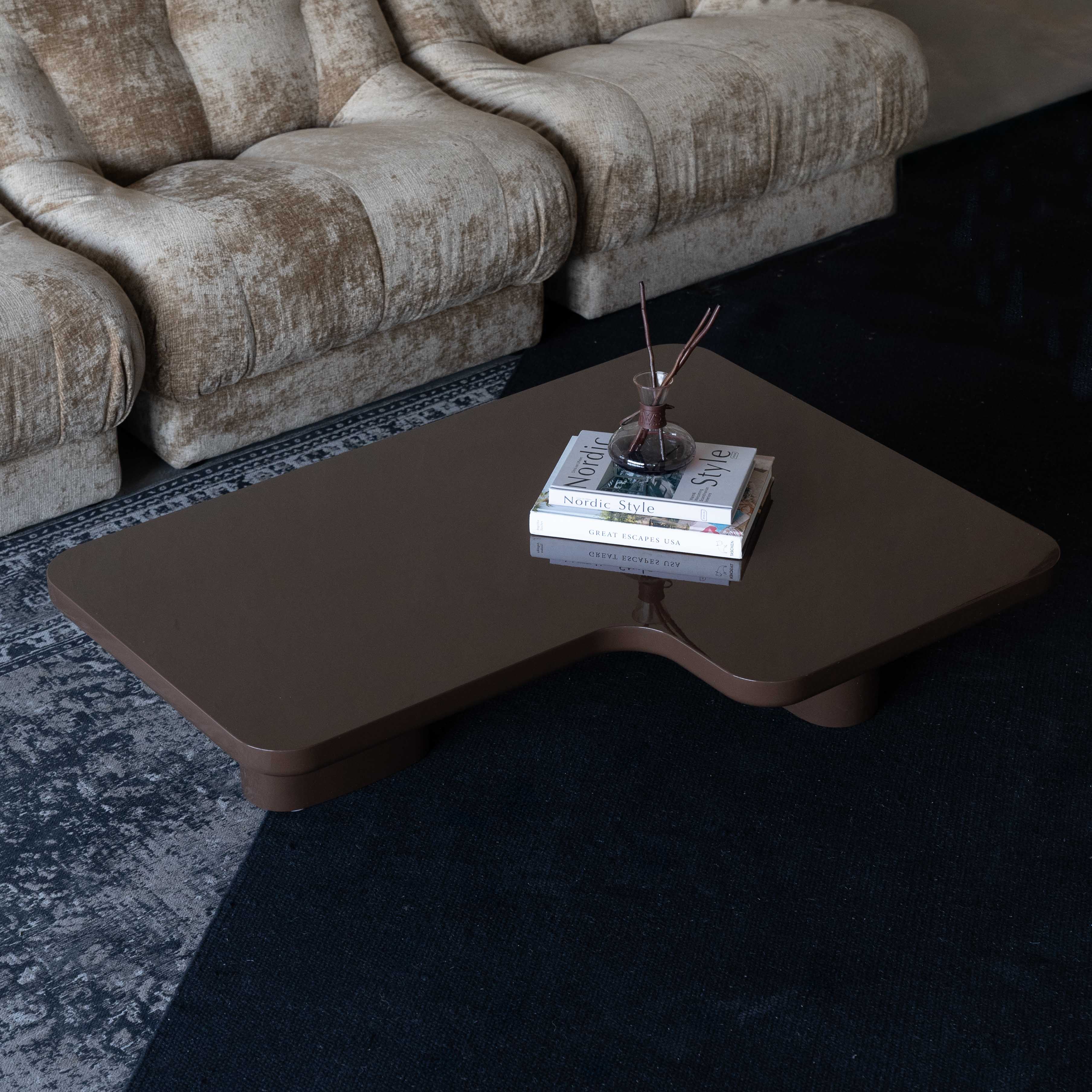 Layla Brown Modern Coffee Table - BIG _ N020A1.2 - BC68