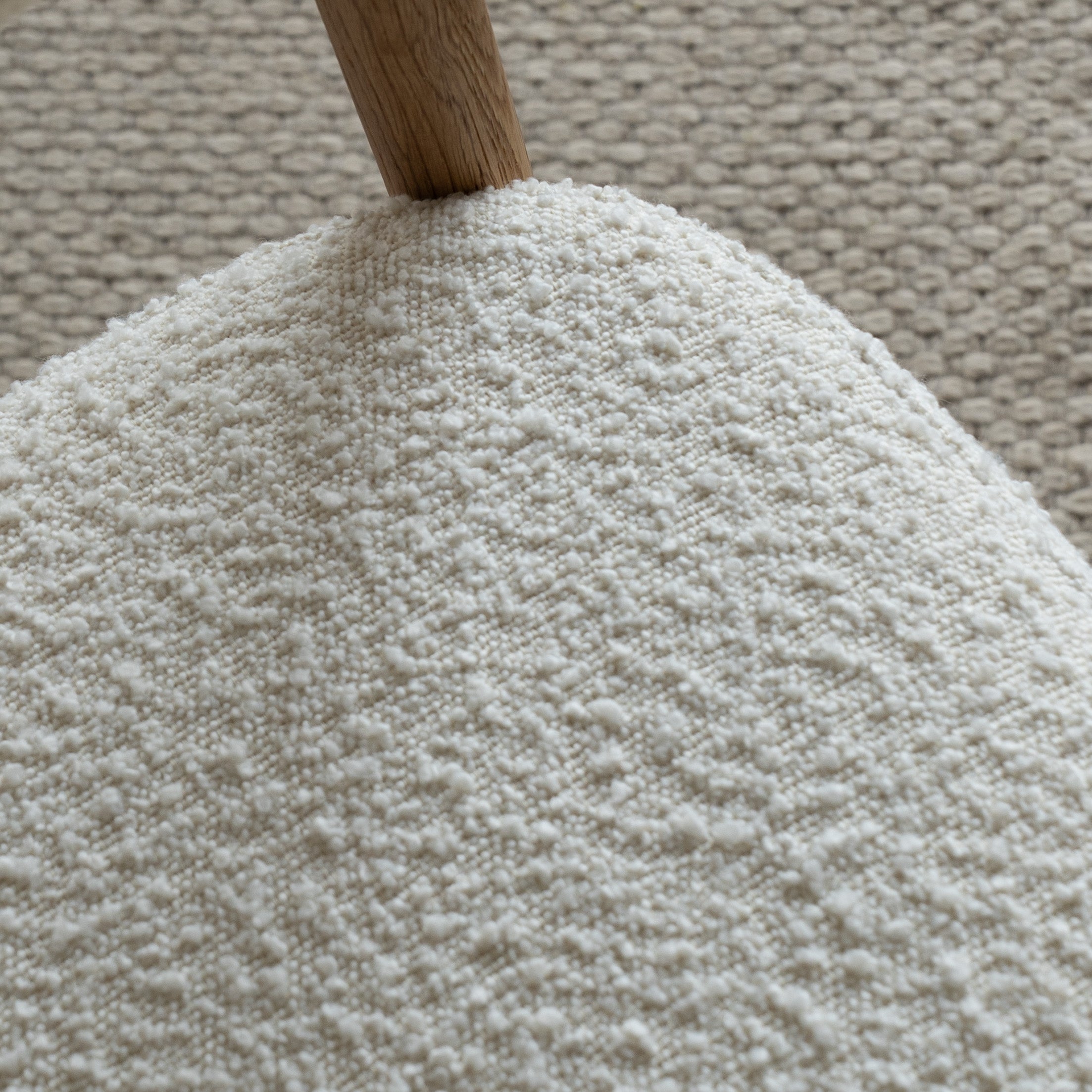 Lucy Boucle Wood Dining Chair (LJ1117)