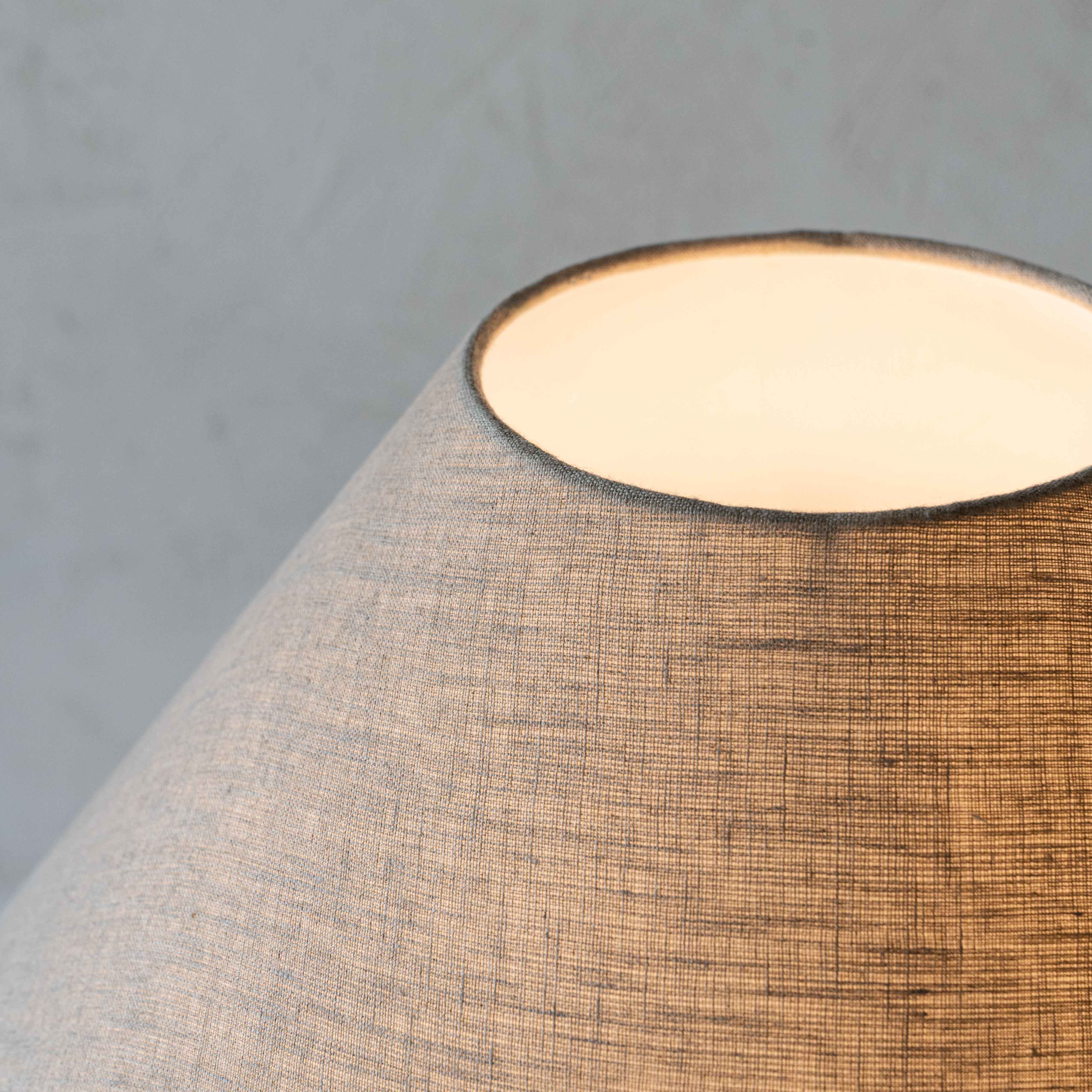 Luna Bloom Rustic Paper Mâché Artisan Table Lamp - Big 88555 A