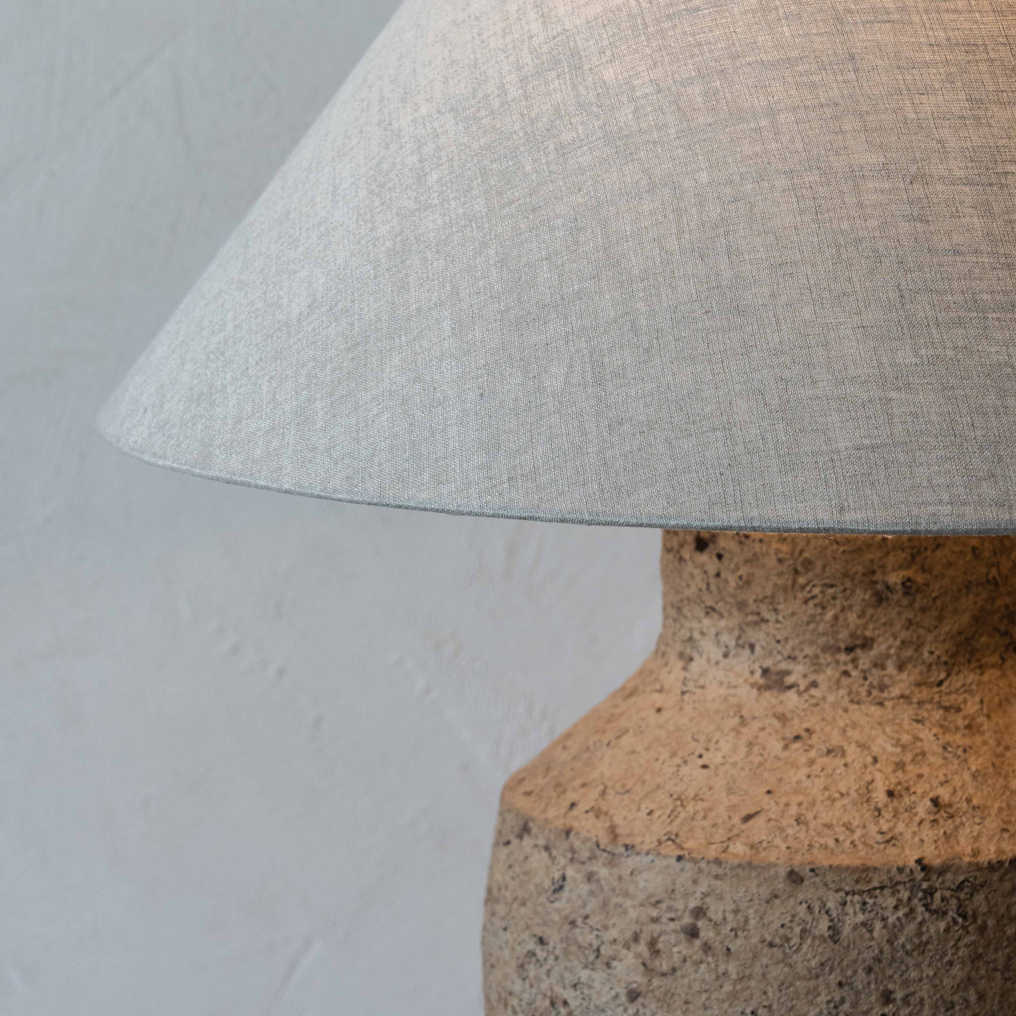 Luna Bloom Rustic Paper Mâché Artisan Table Lamp - Small - 88562 B