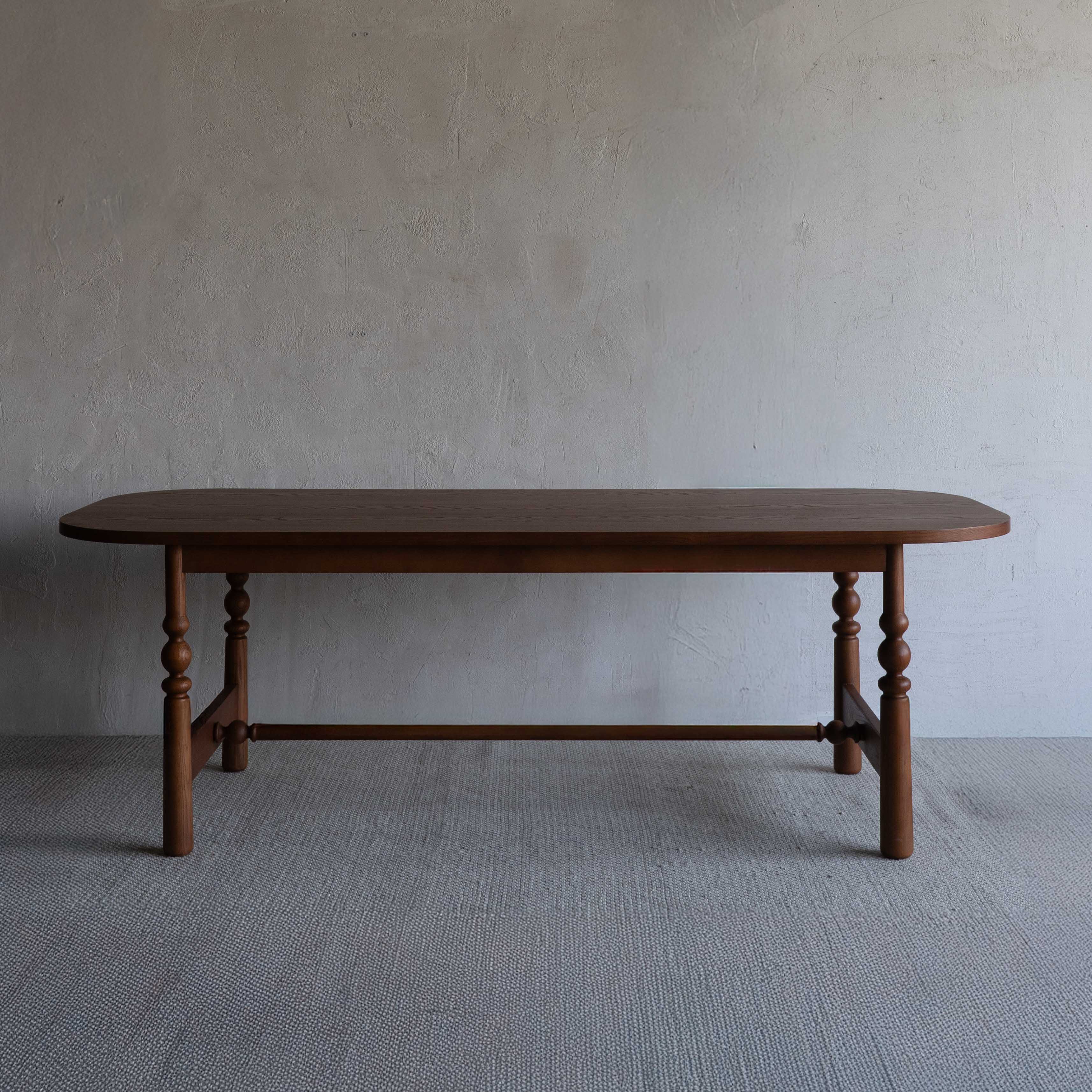 Luna Italian Classic Solid Wood Dining Table