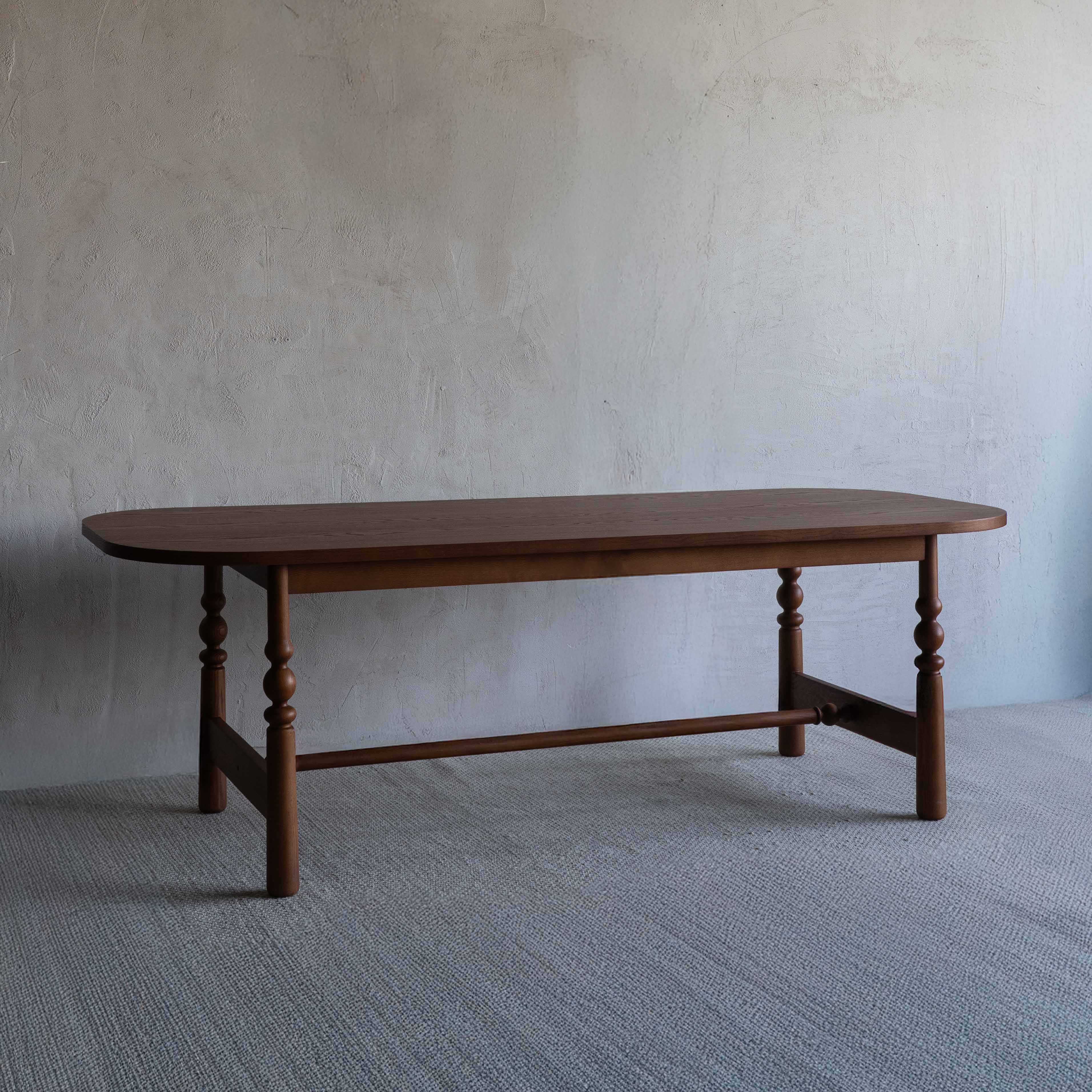 Luna Italian Classic Solid Wood Dining Table