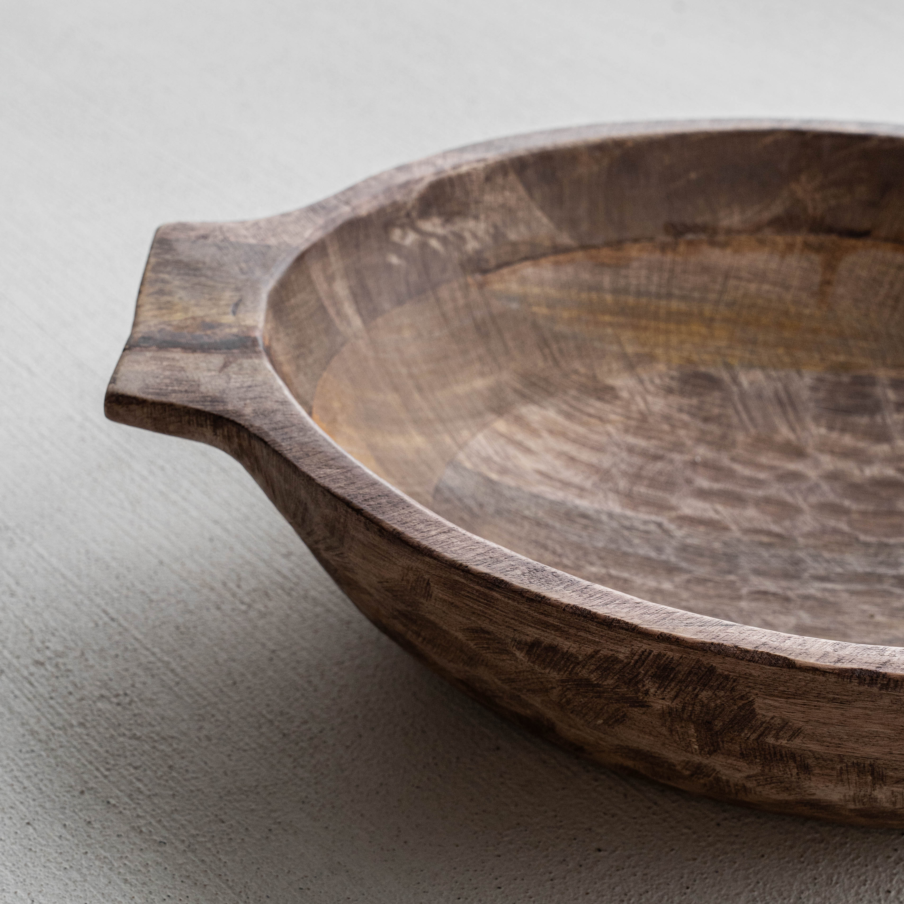 Luno Mango Wood Oval Bowl