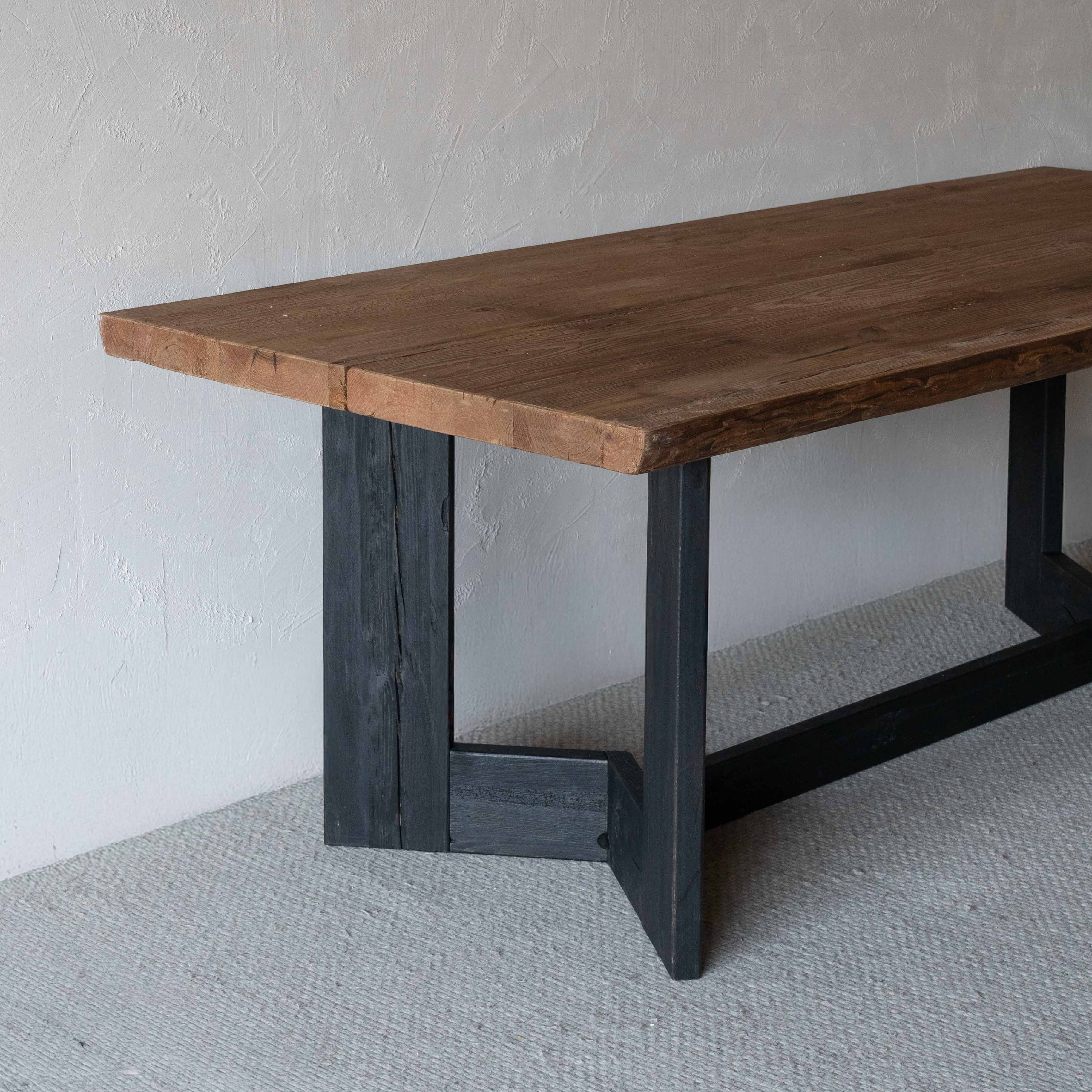 Luxe Wood Solid Wood Rectangle Dining Table