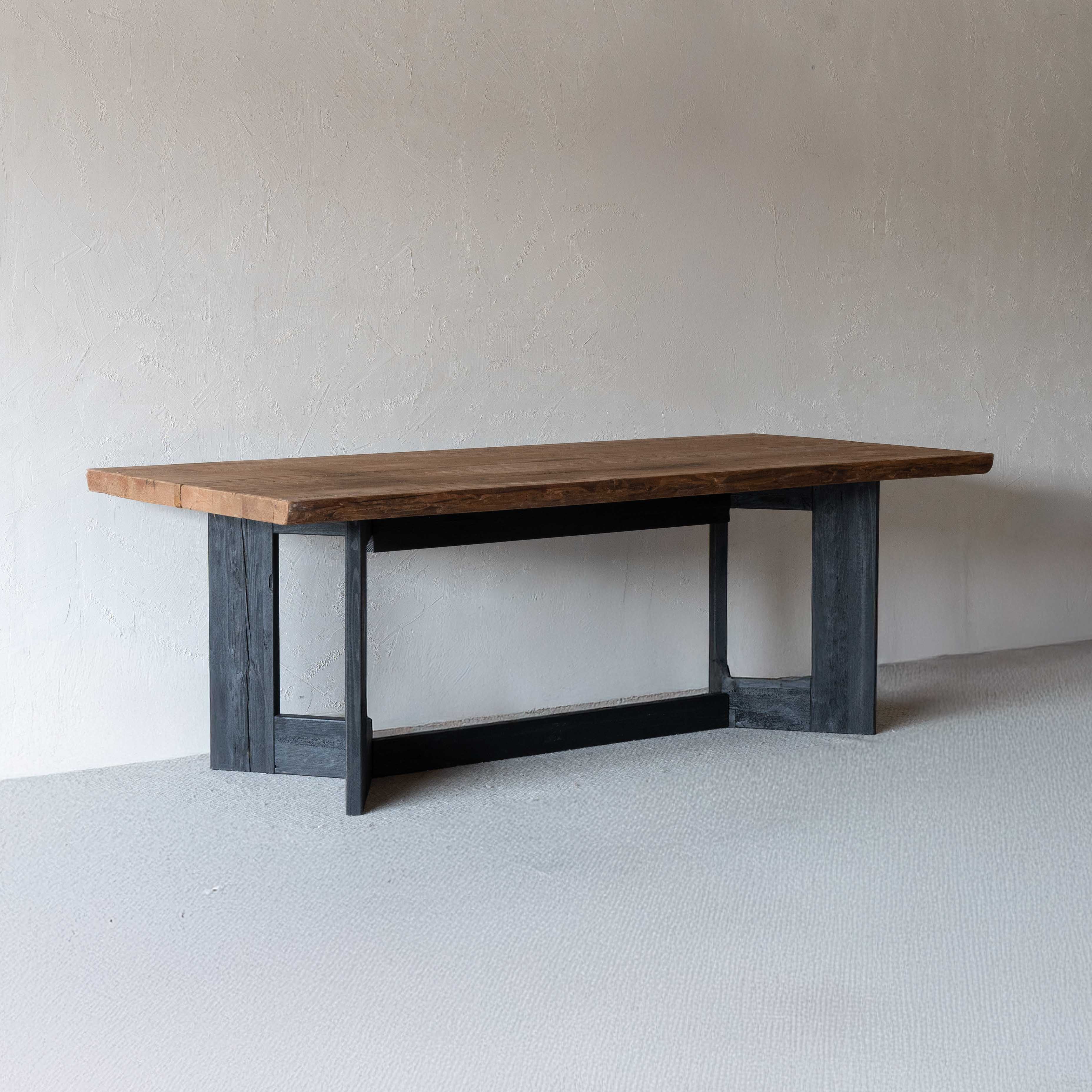 Luxe Wood Solid Wood Rectangle Dining Table