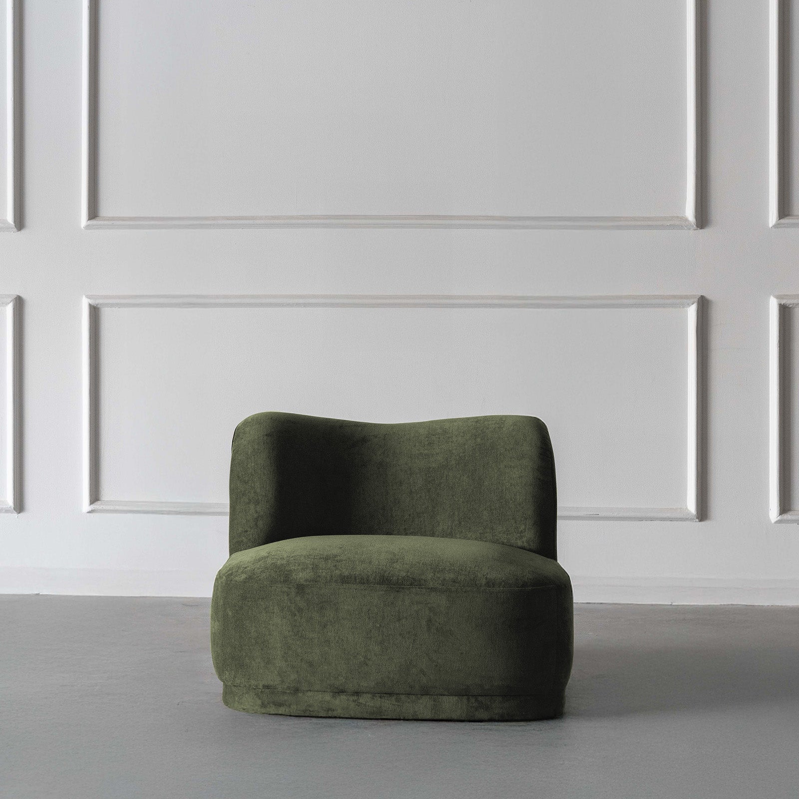 Lysandra Low Accent Lounge Chair - Green - 13305-29 - Arm chair - WS Living Furniture  Furniture Store in Dubai