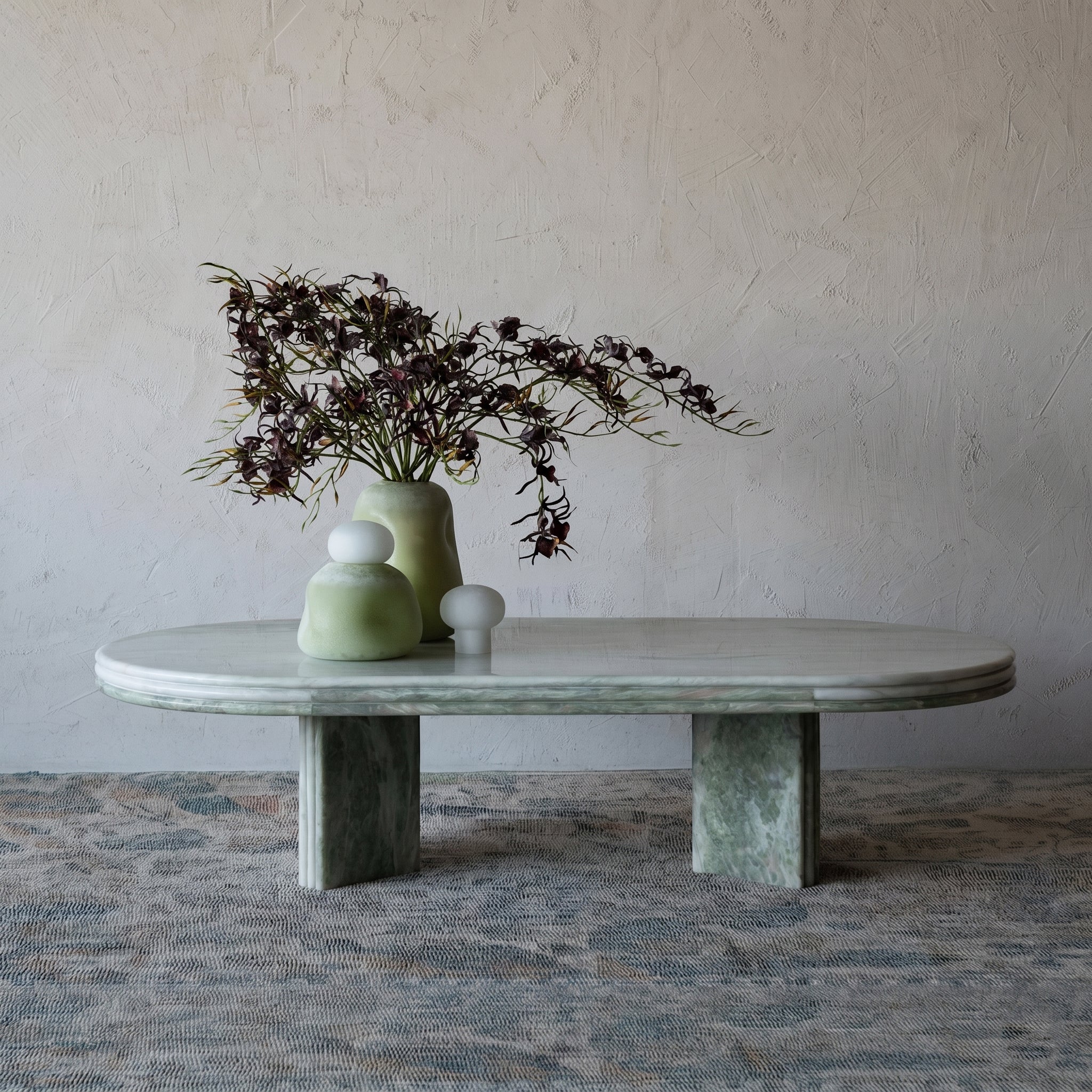 Majestic Green Onyx Marble Coffee Table