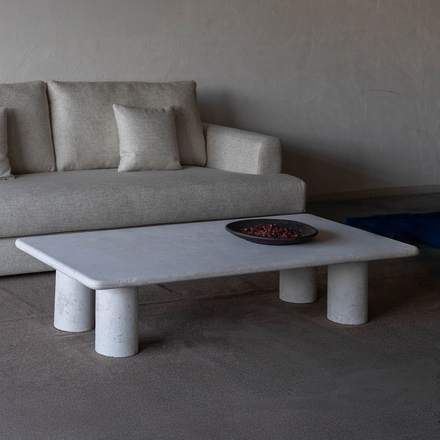 Palm Limestone Marble Rectangle Coffee Table Dubai