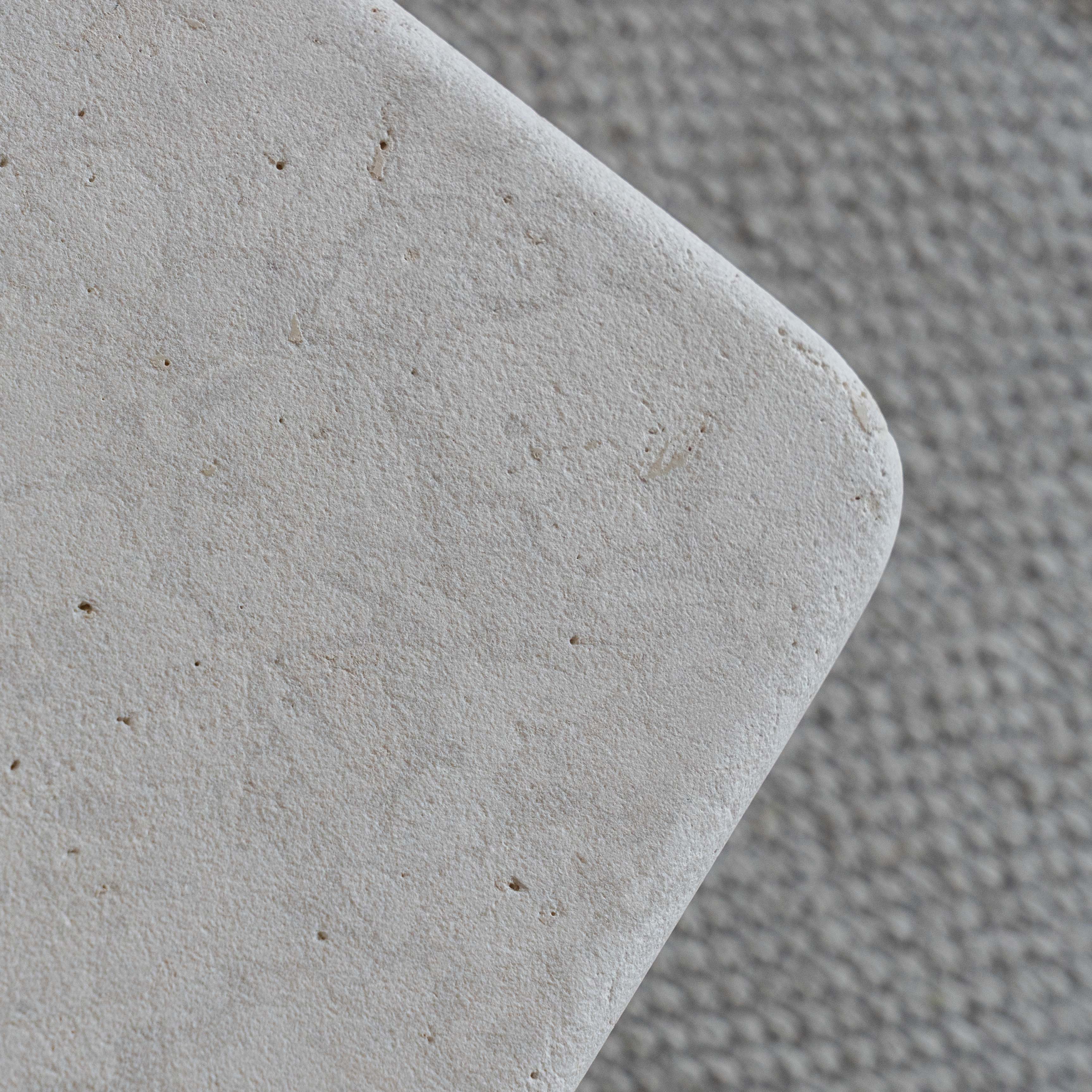 Palm Limestone Marble Rectangle Coffee Table