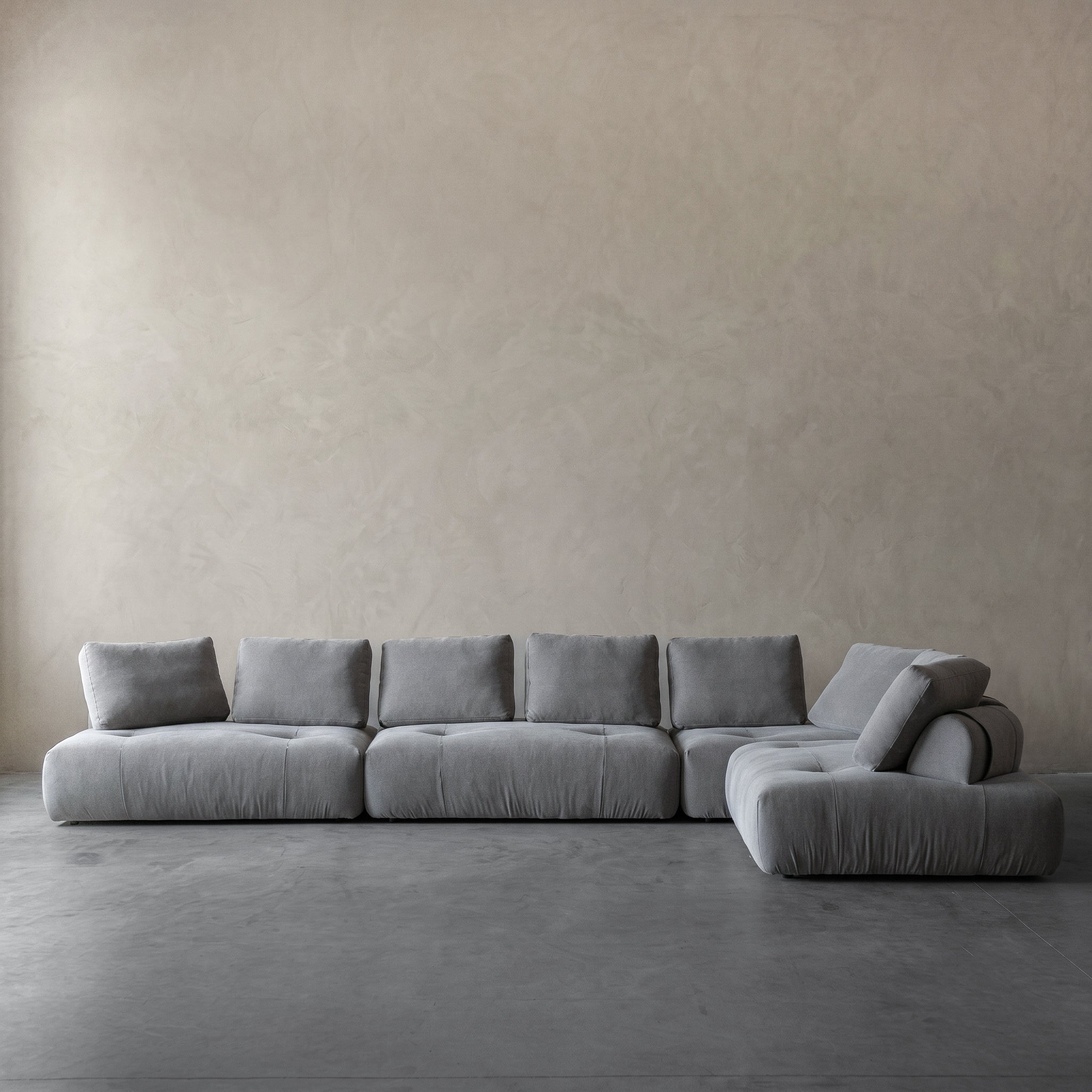 Margaux Modern Sectional Luxury Modular Sofa - CHARCOAL GREY