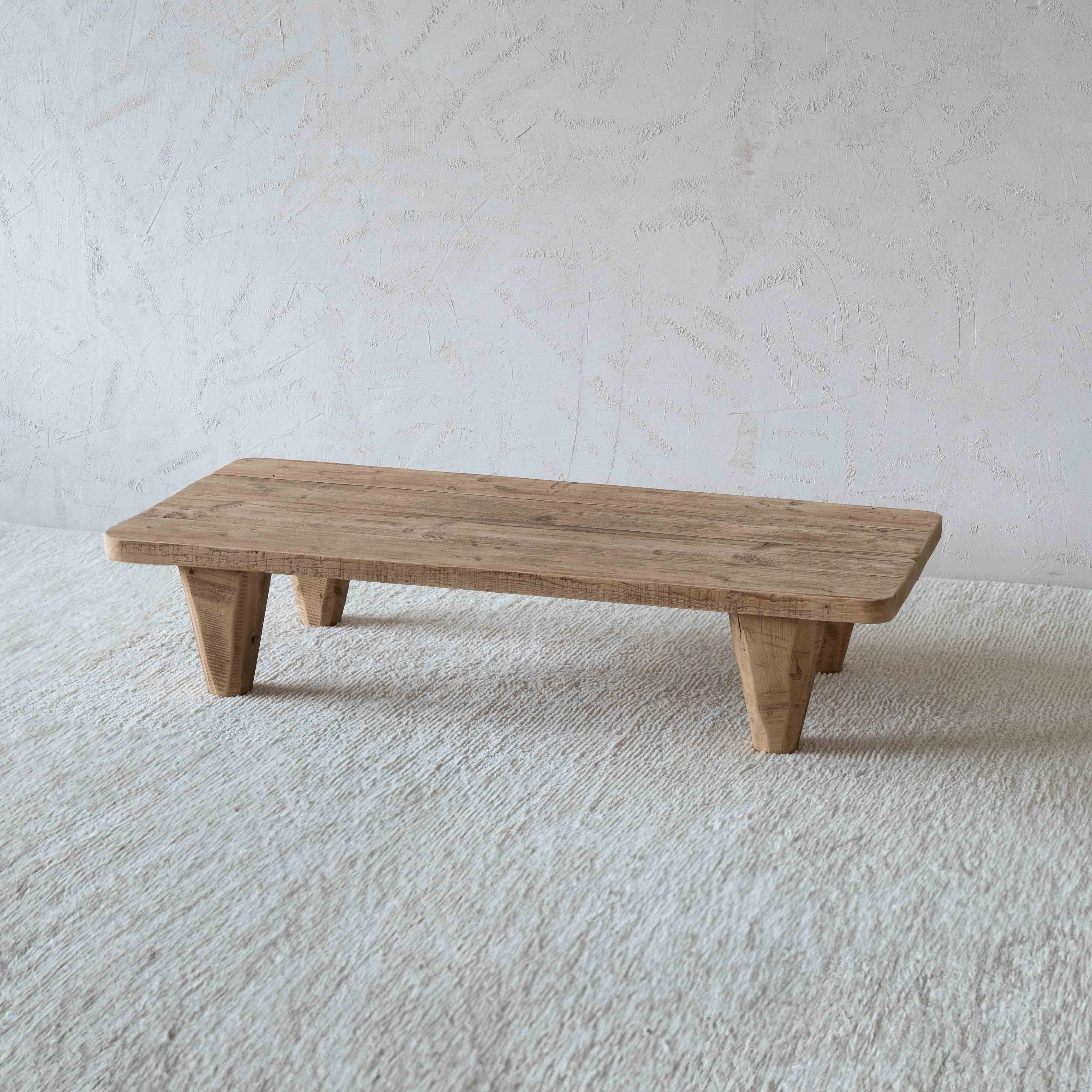 Marmaris Solid Pine Wood Coffee Table - Coffee Table - WS Living - UAE Wood and steel Furnitures in Dubai